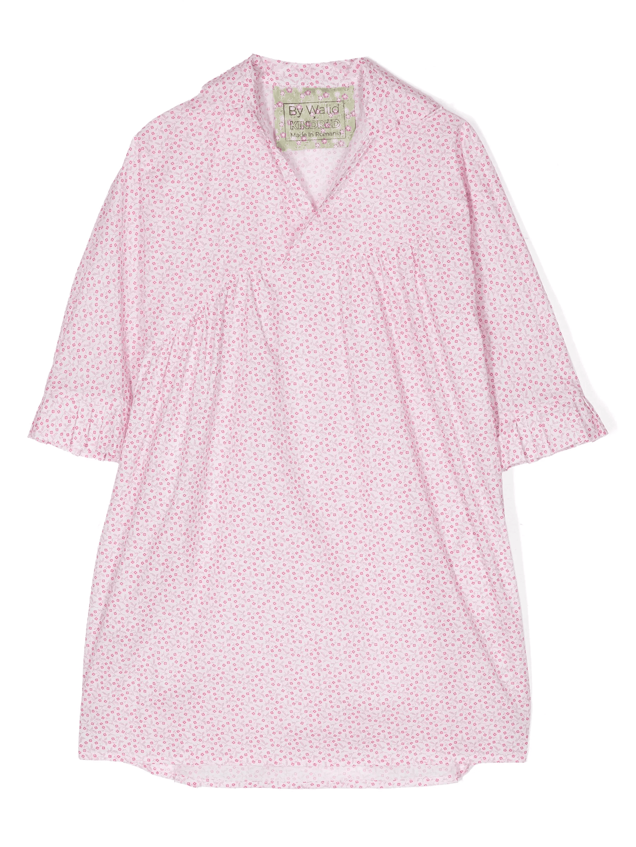 floral-print cotton dress - Image 1