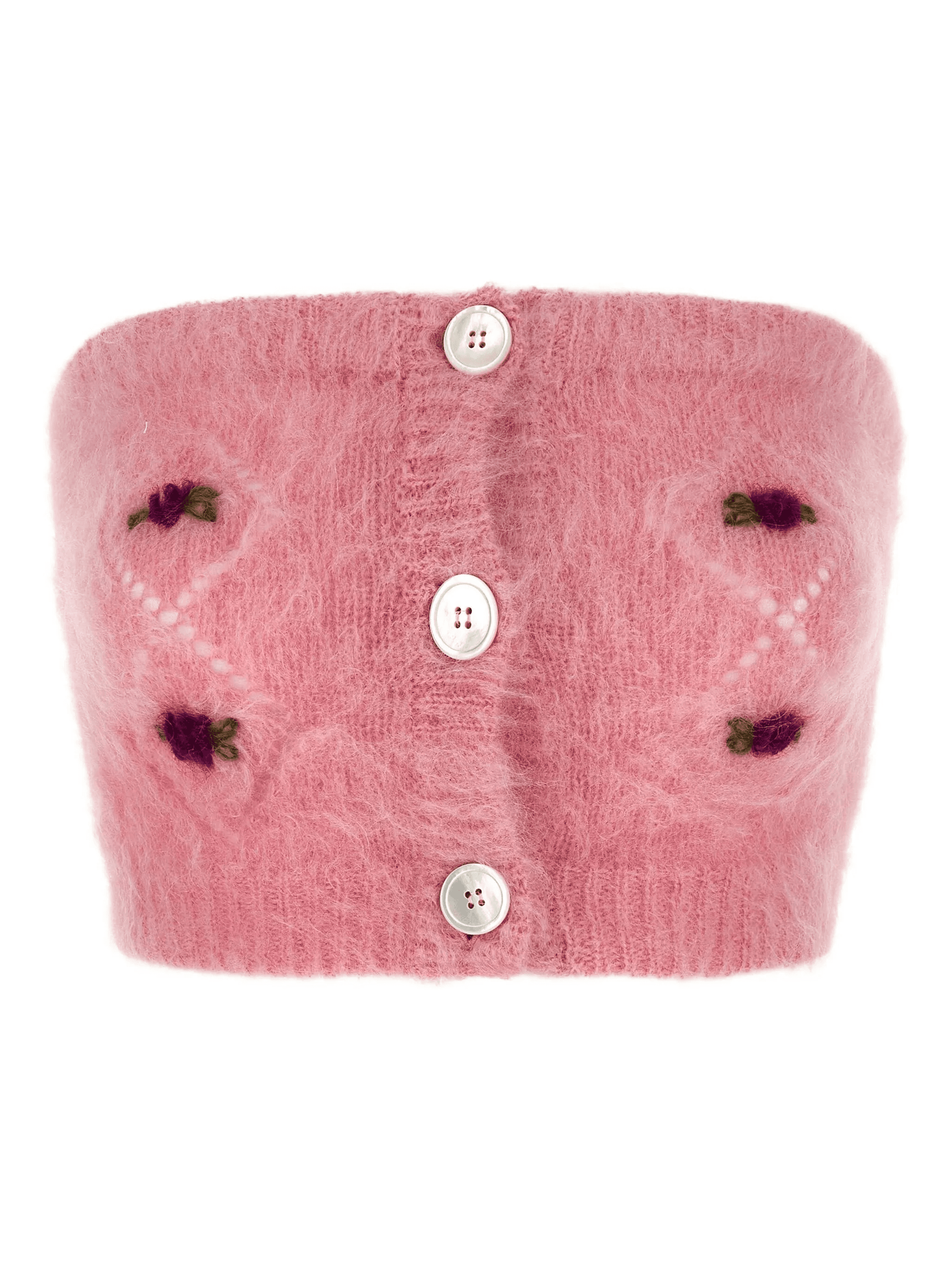 embroidered button top - Image 1