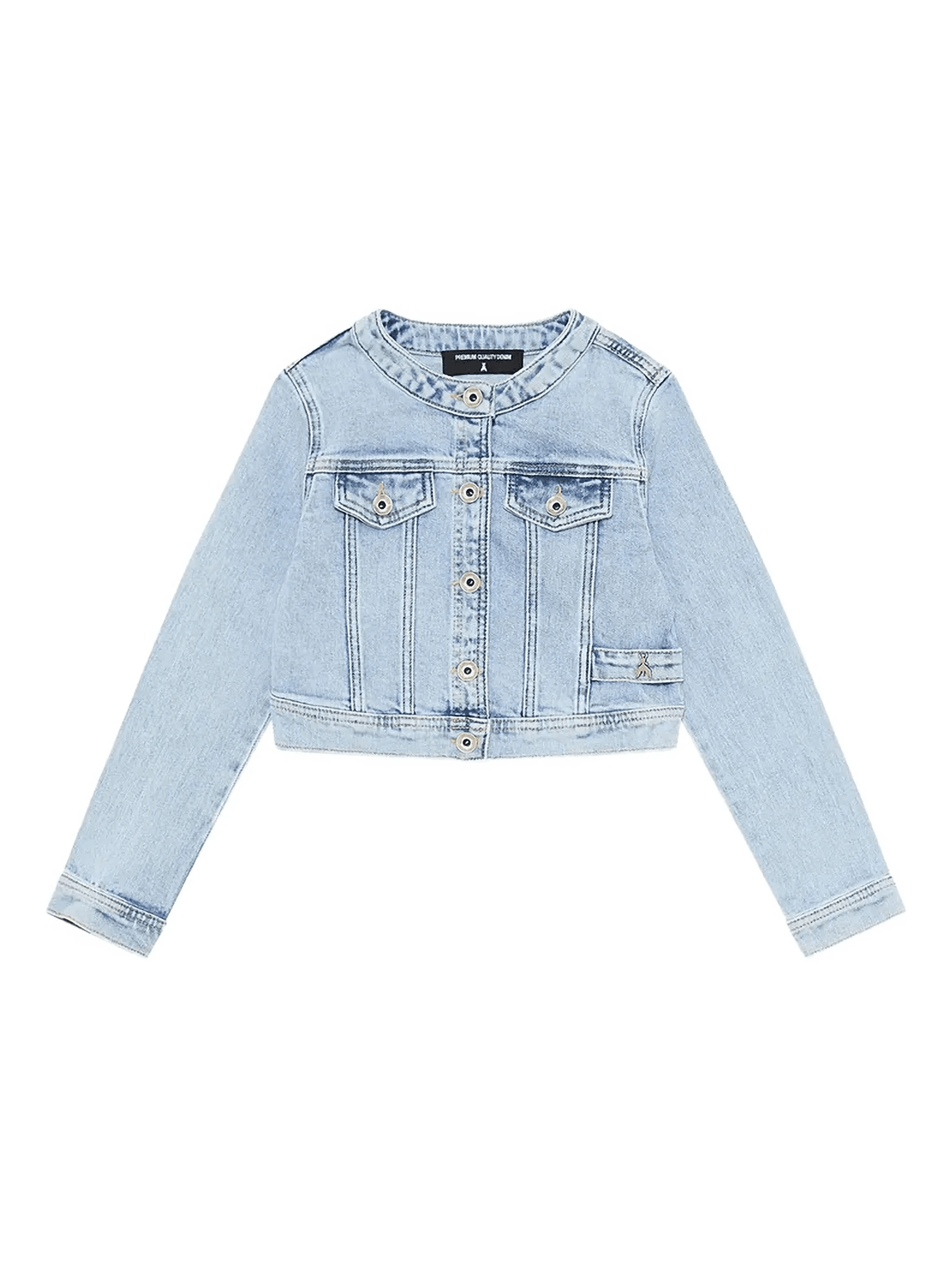 denim buttoned jacket - Image 1