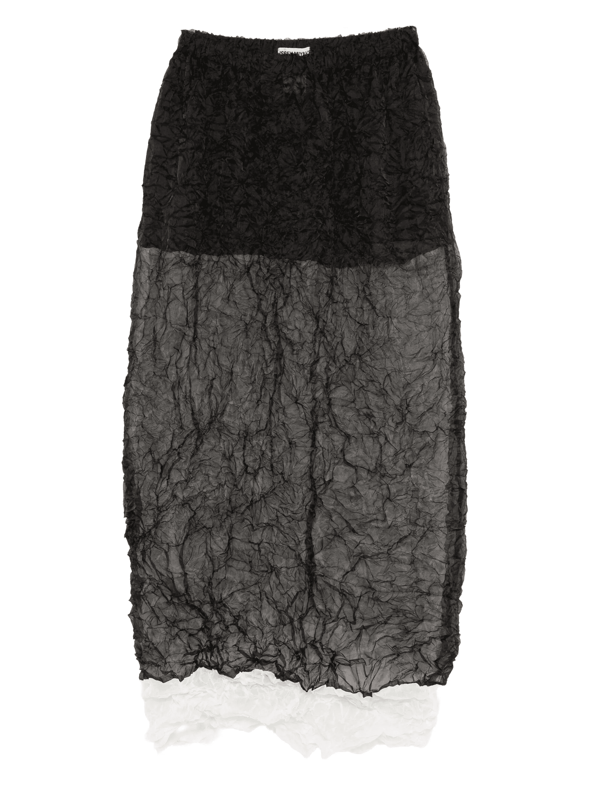 2010s crease-effect midi skirt - Image 1