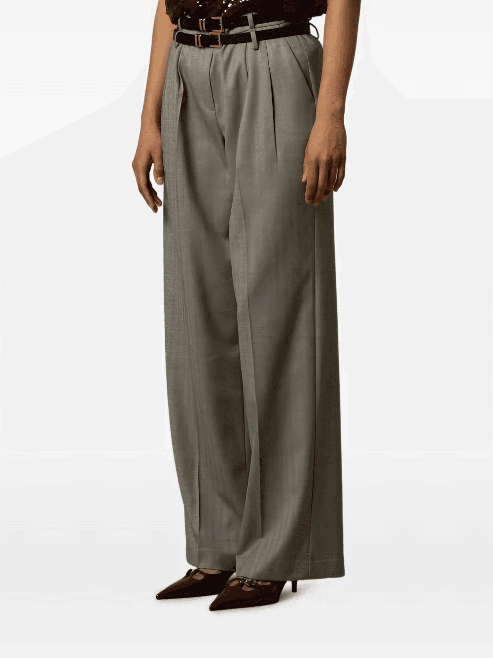 Gregor pleated-front trousers - Image 1
