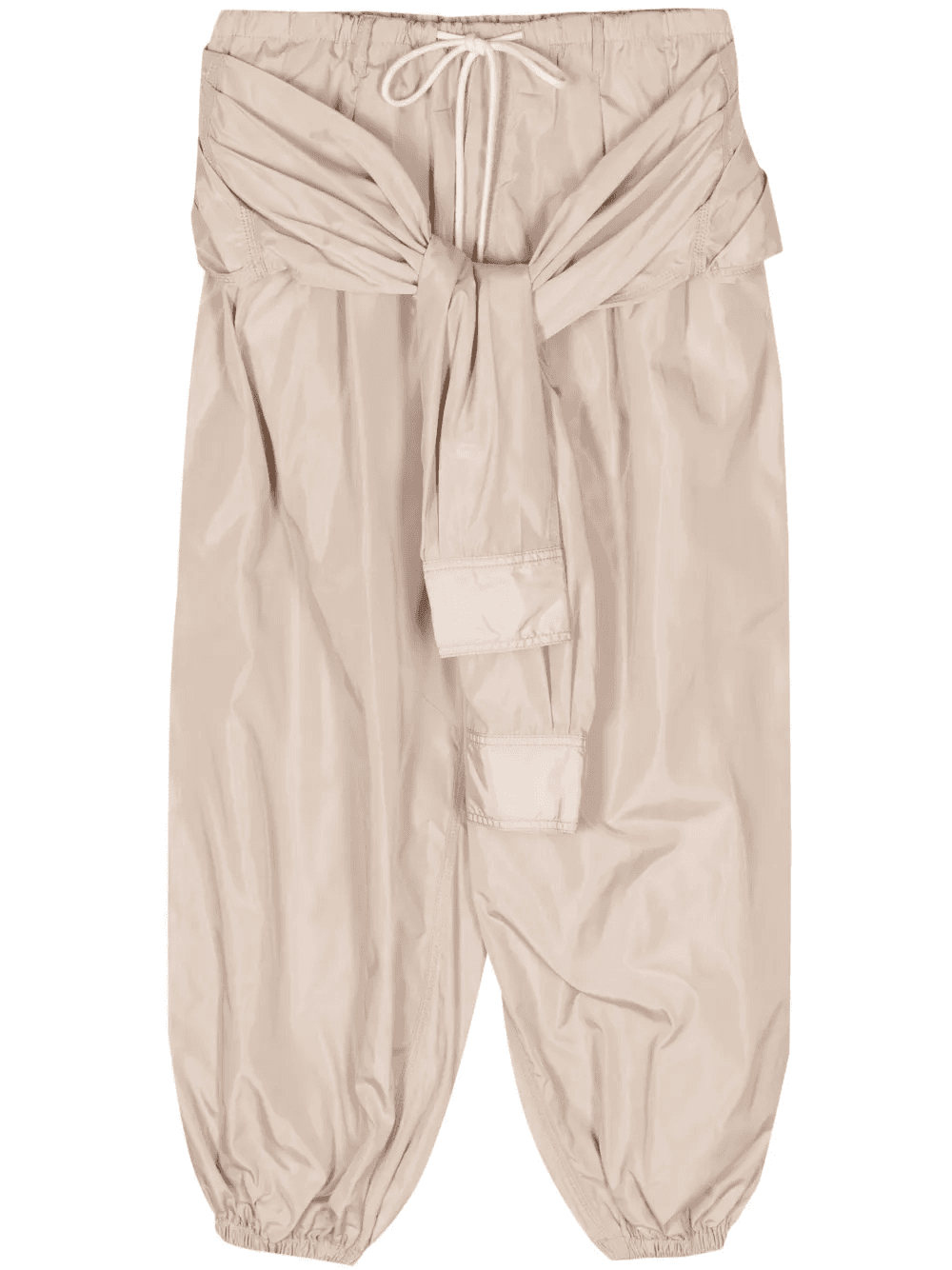 tied-waist track pants - Image 1