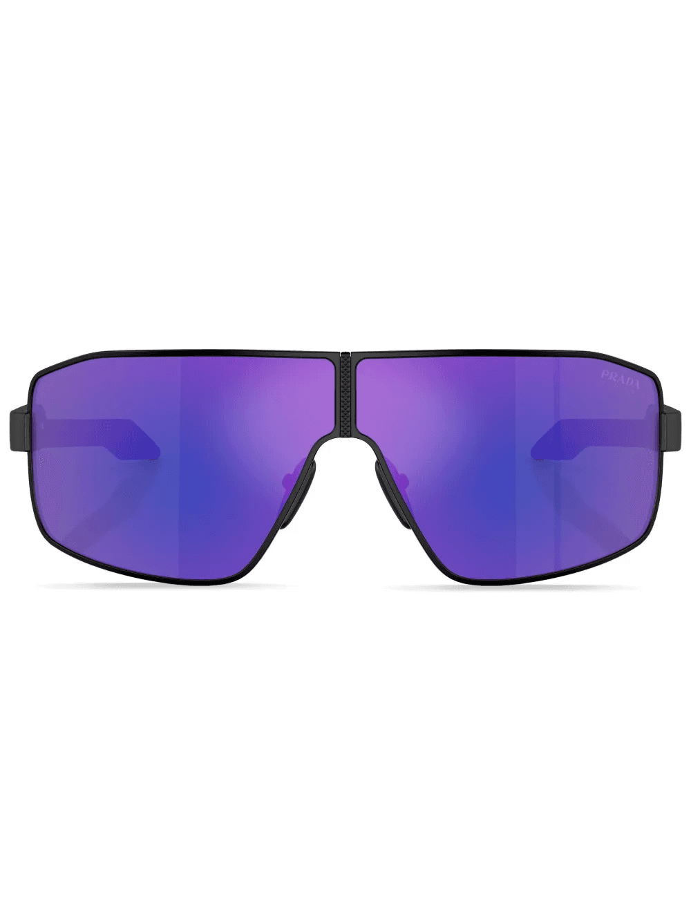 logo-print oversize-frame sunglasses - Image 1