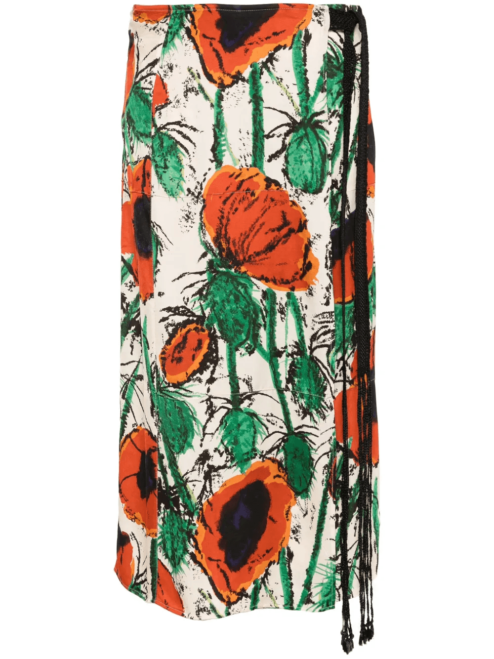 wrap midi skirt - Image 1
