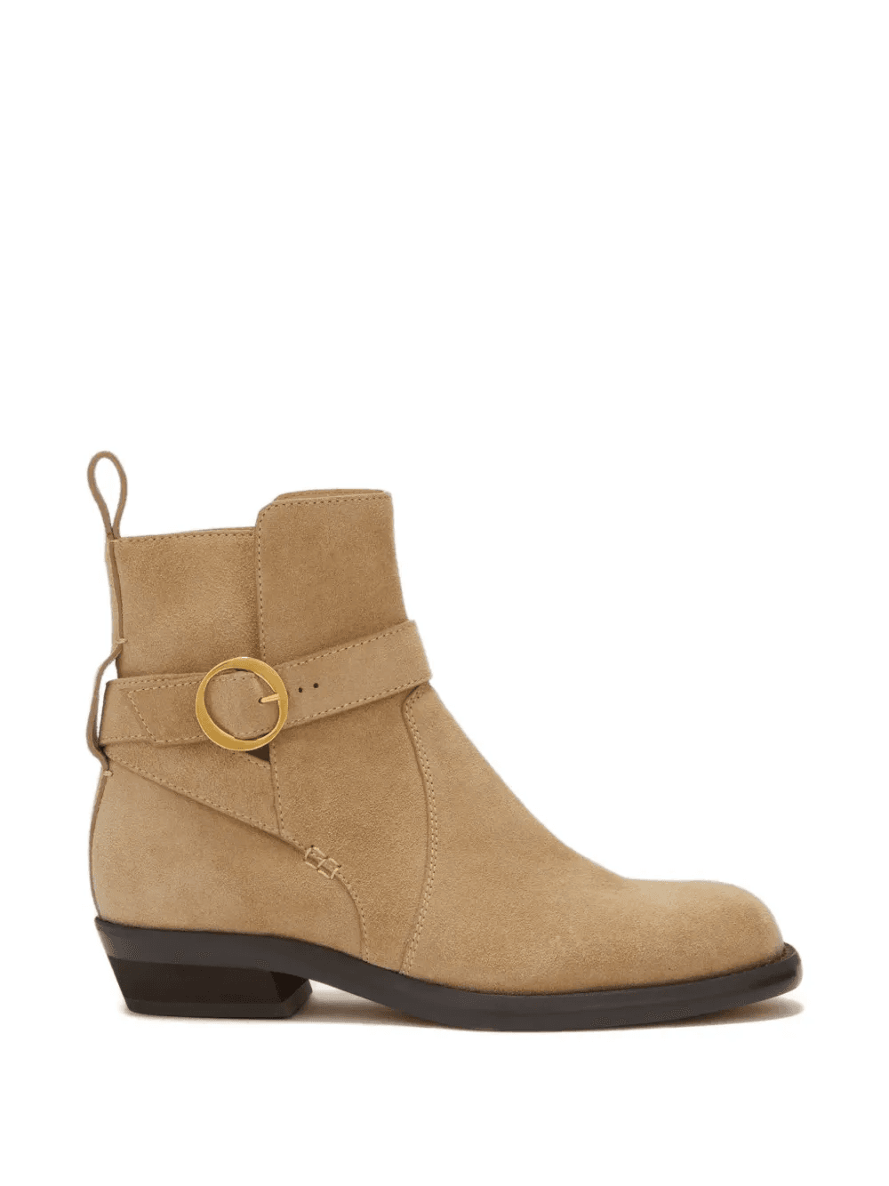 Ornella ankle strap suede boots - Image 1