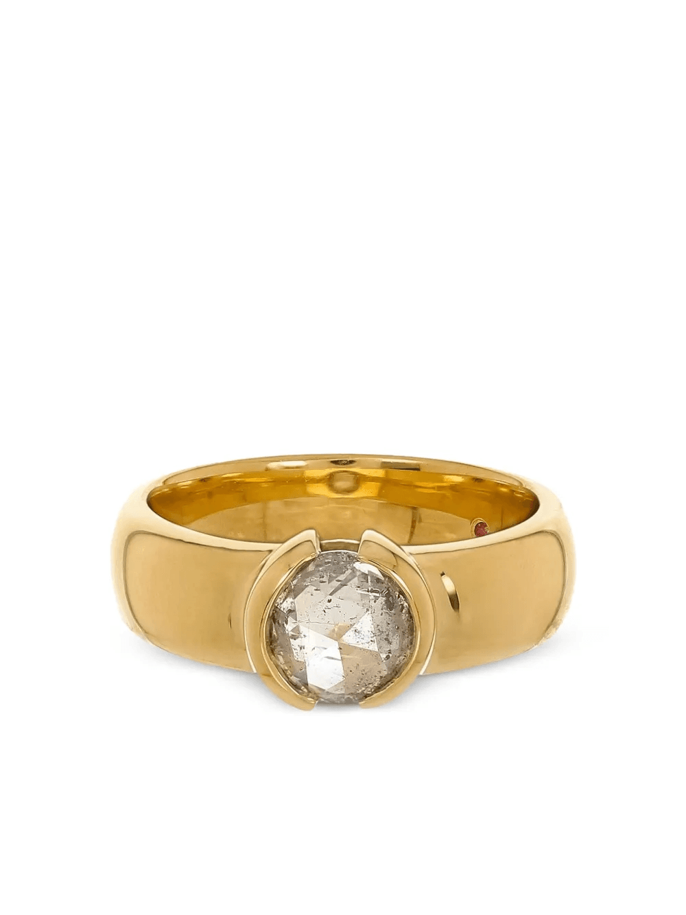 18K yellow gold Chubby diamond ing - Image 1
