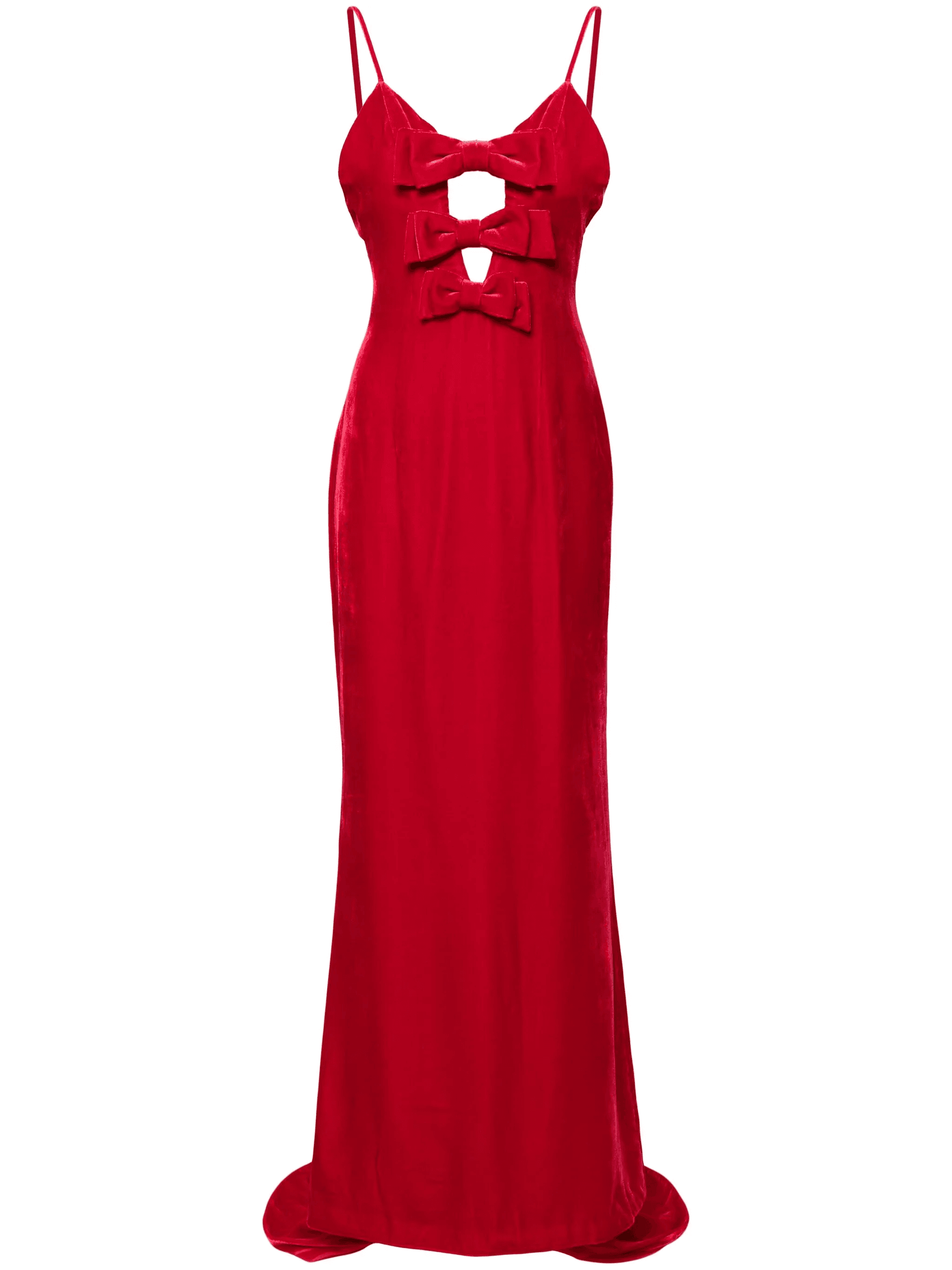 bow velvet gown - Image 1