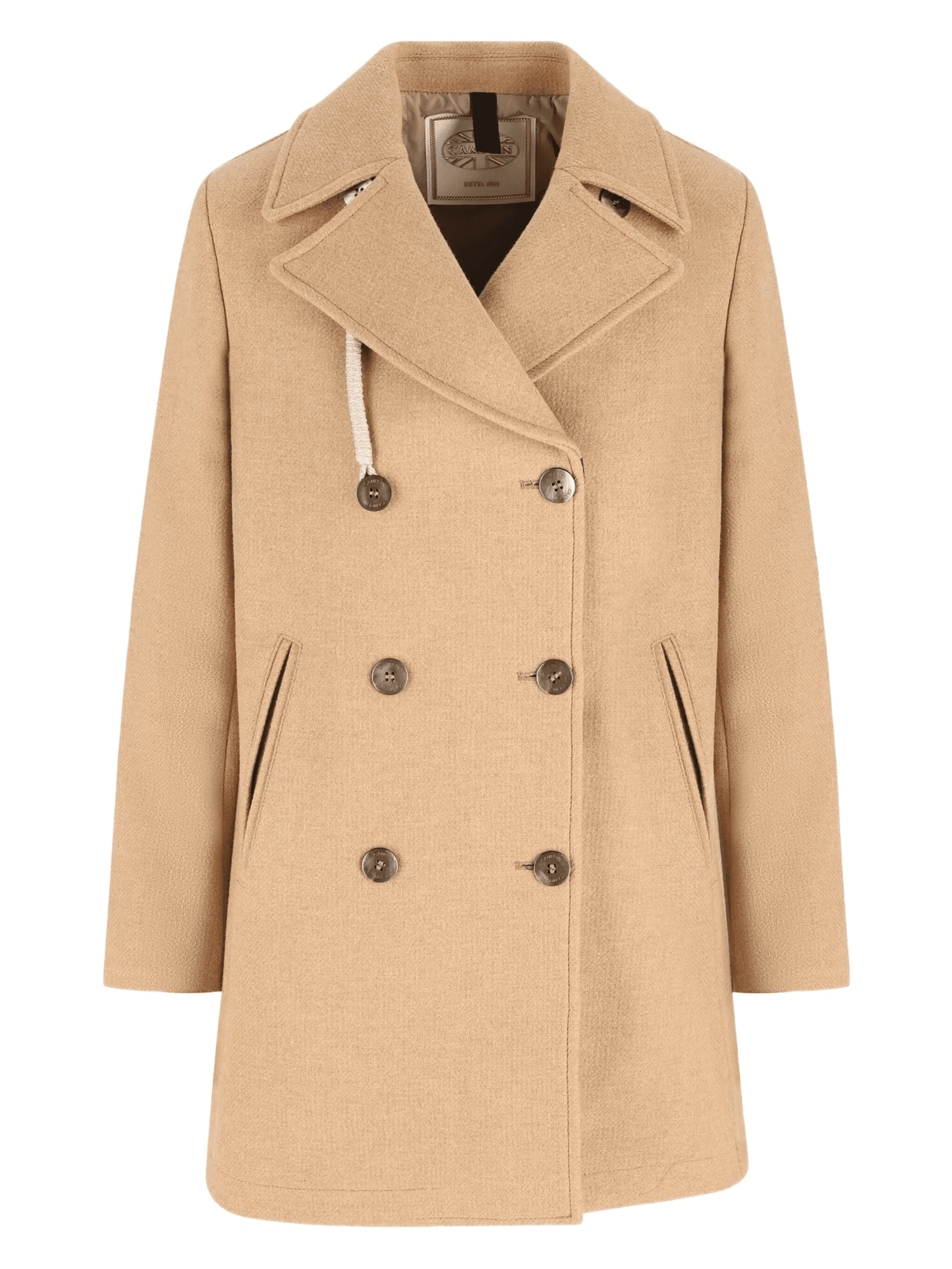 double-breasted coat - Image 1