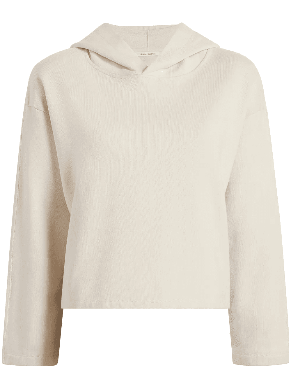 cropped jersey hoodie - Image 1