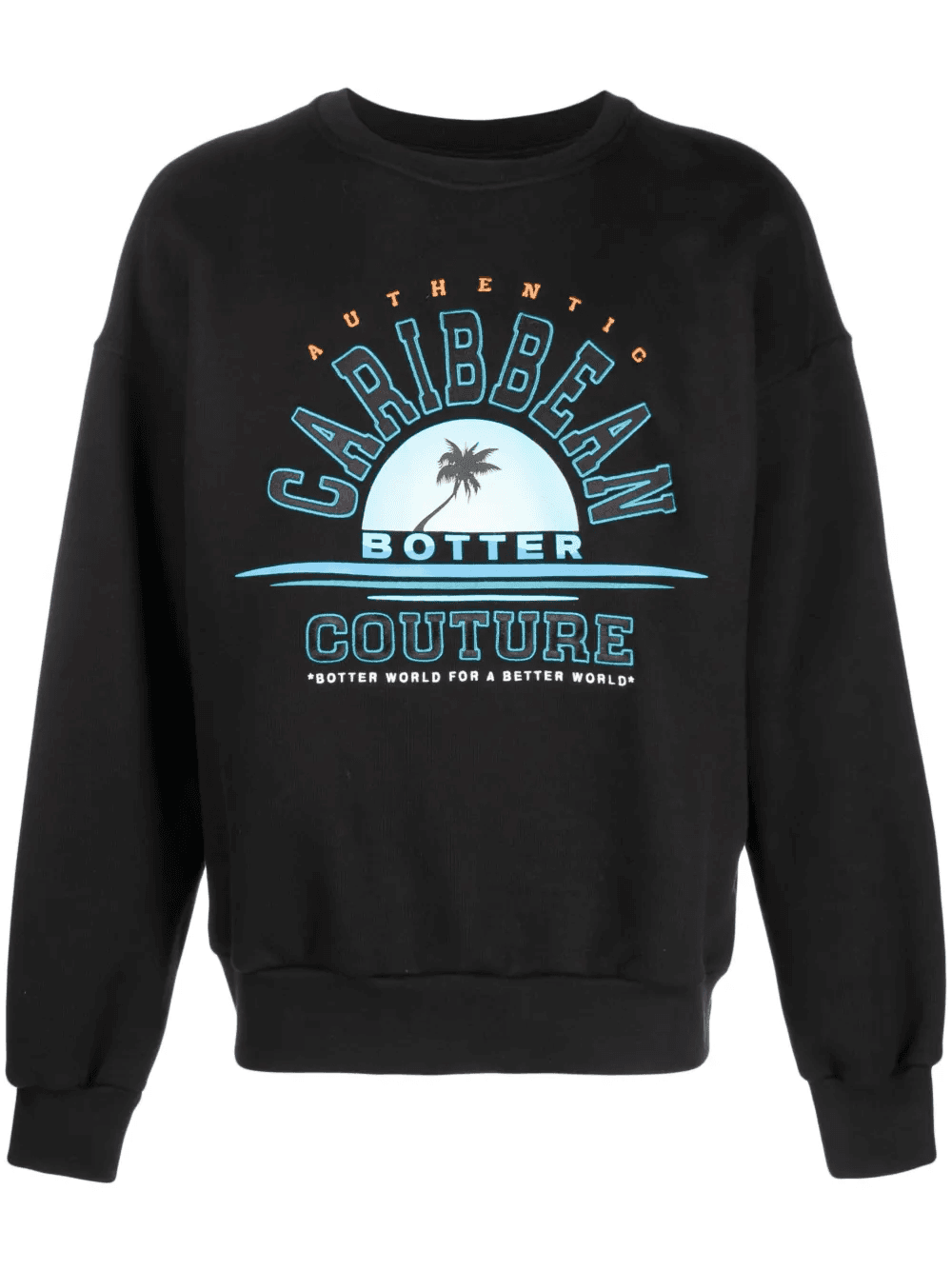 graphic-print organic-cotton sweatshirt - Image 1