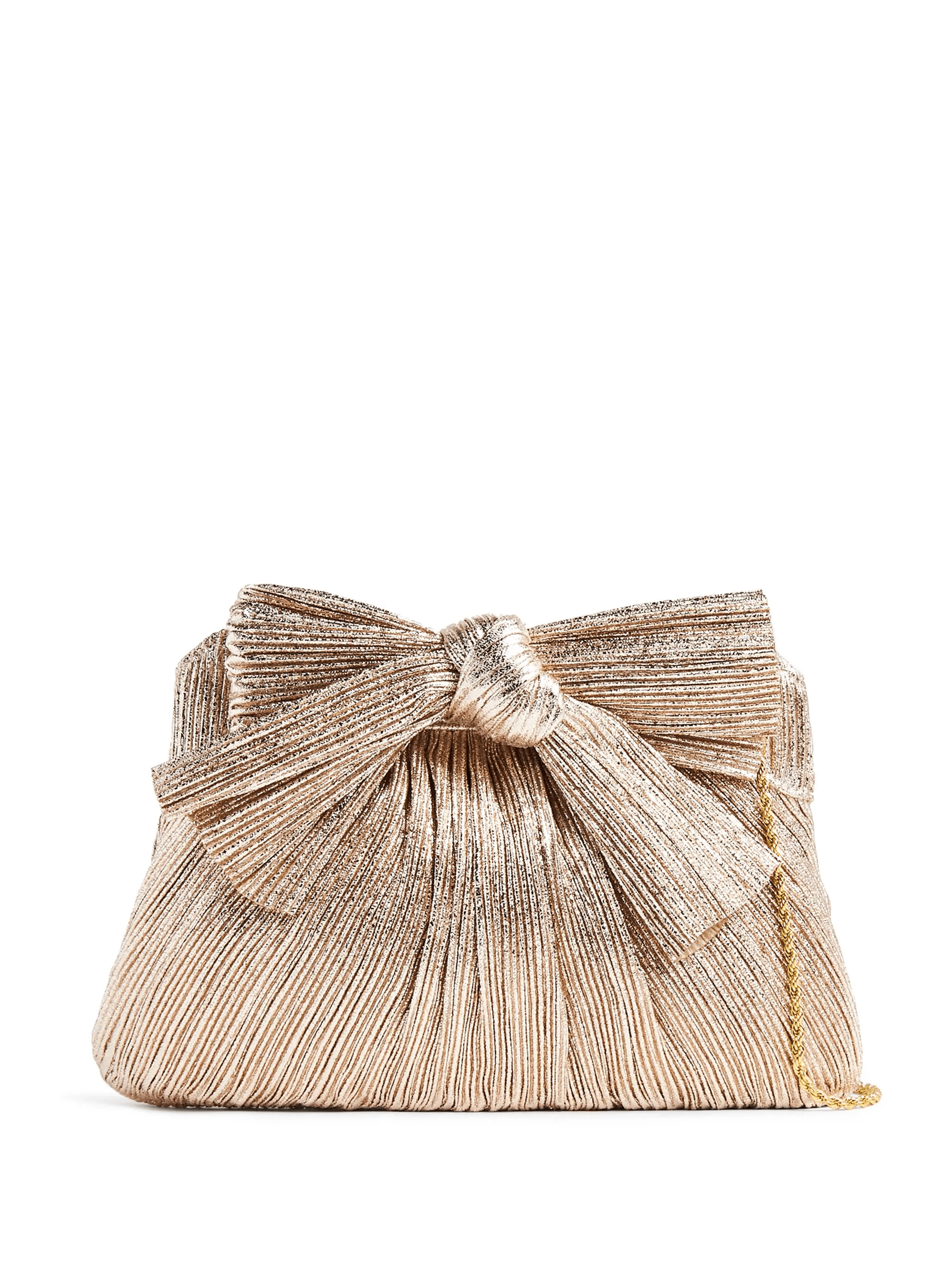 Rayne plissé-effect clutch bag - Image 1