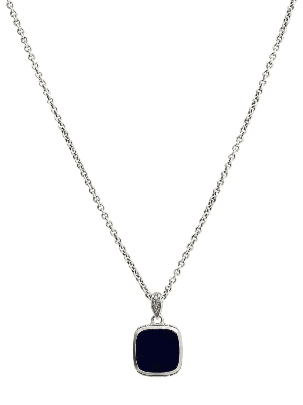 black onyx pendant necklace - Image 1