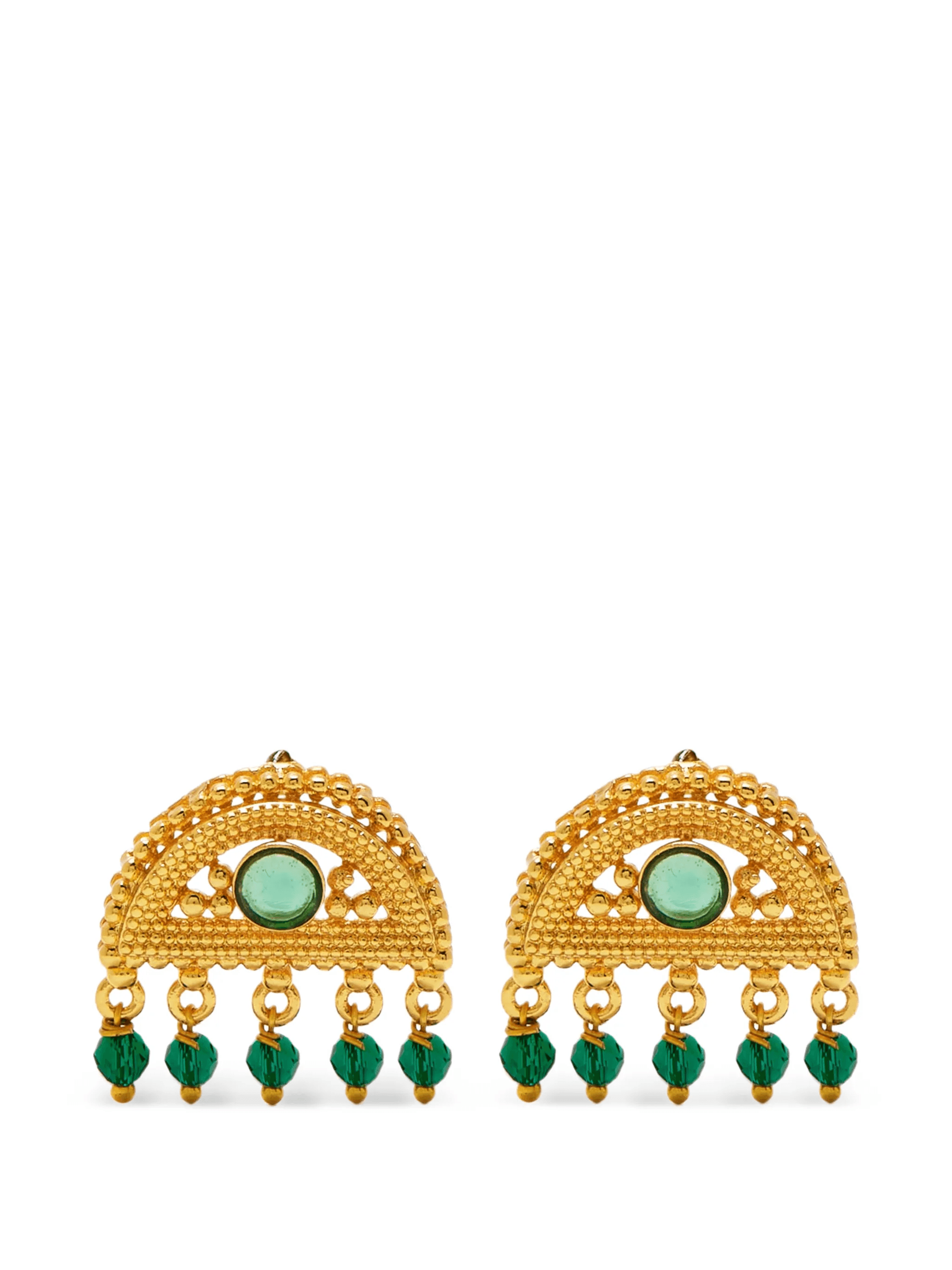 Ravi Hemisphere beaded-detail earrings - Image 1