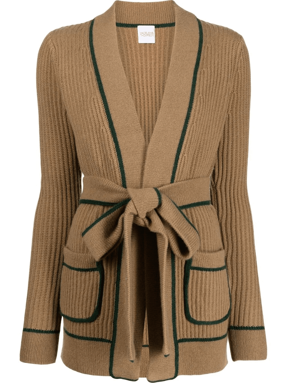 Clover ribbed-knit cardigan - Image 1