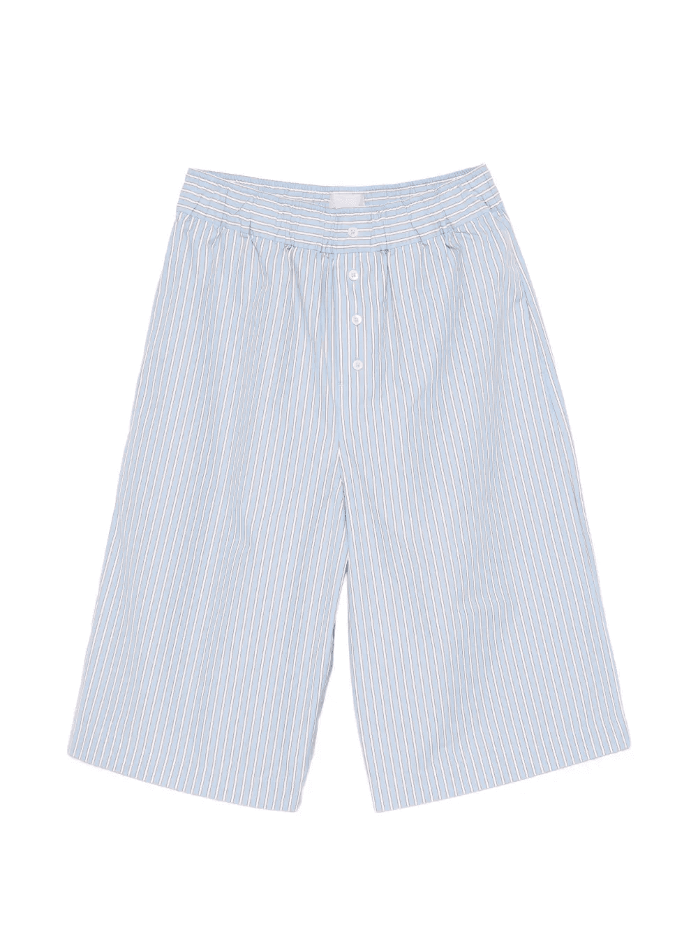 striped button-up shorts - Image 1