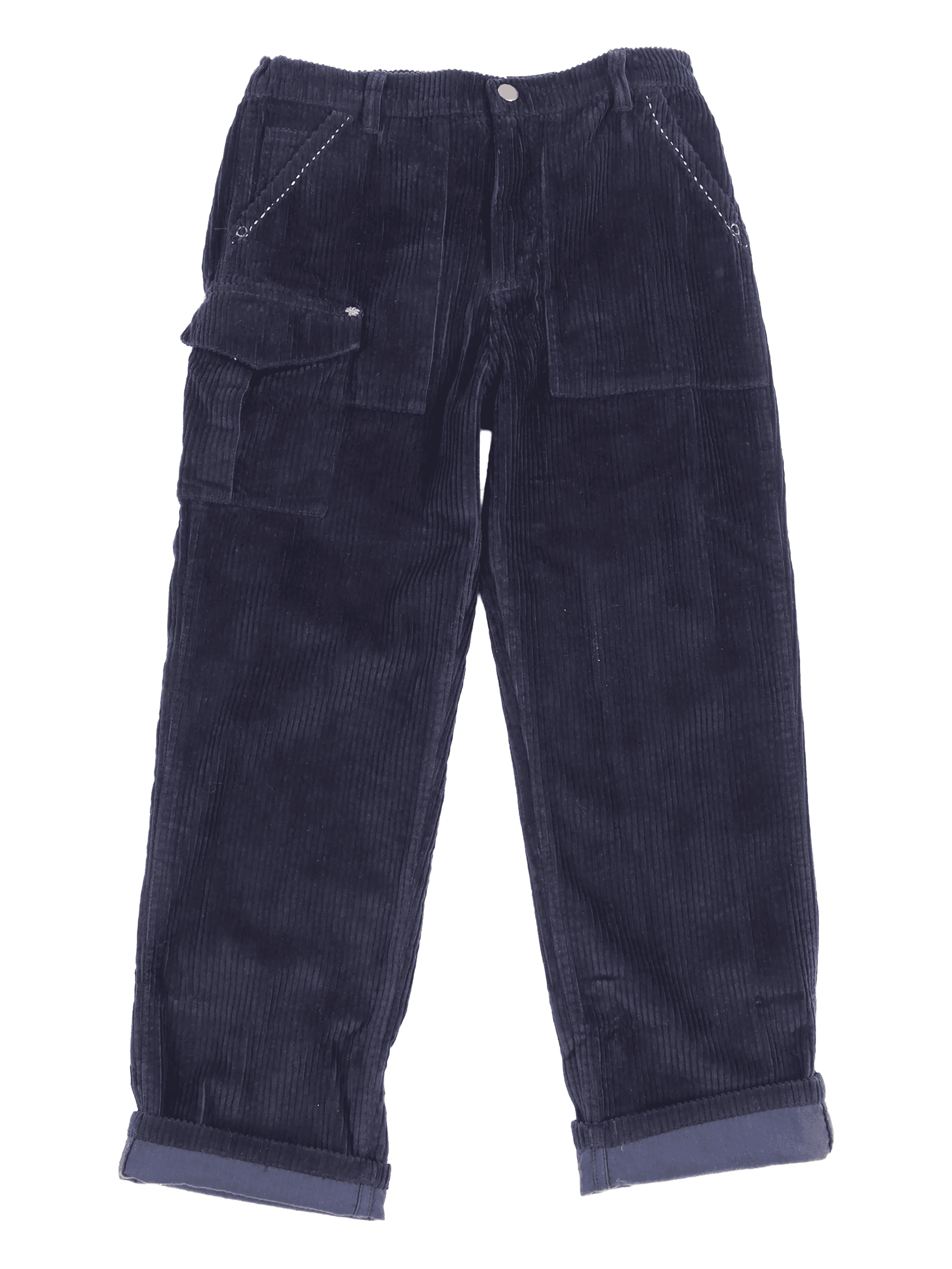 corduroy-texture trousers - Image 1