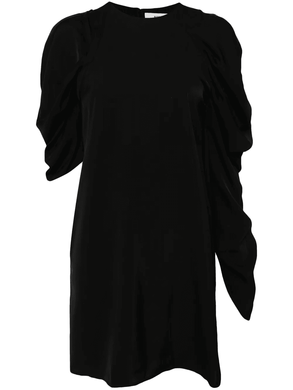 draped asymmetric dress - Image 1