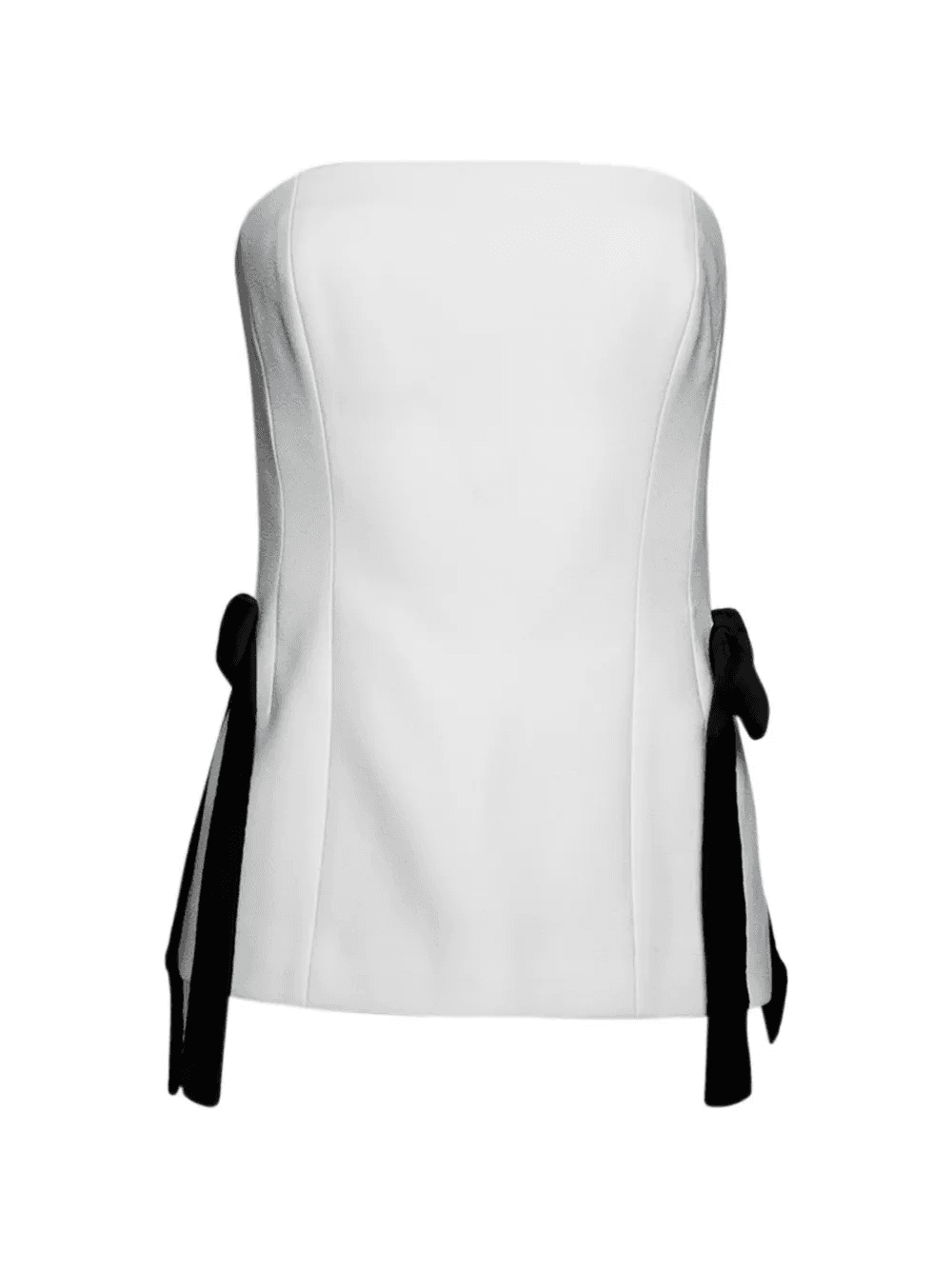 tie strapless top - Image 1