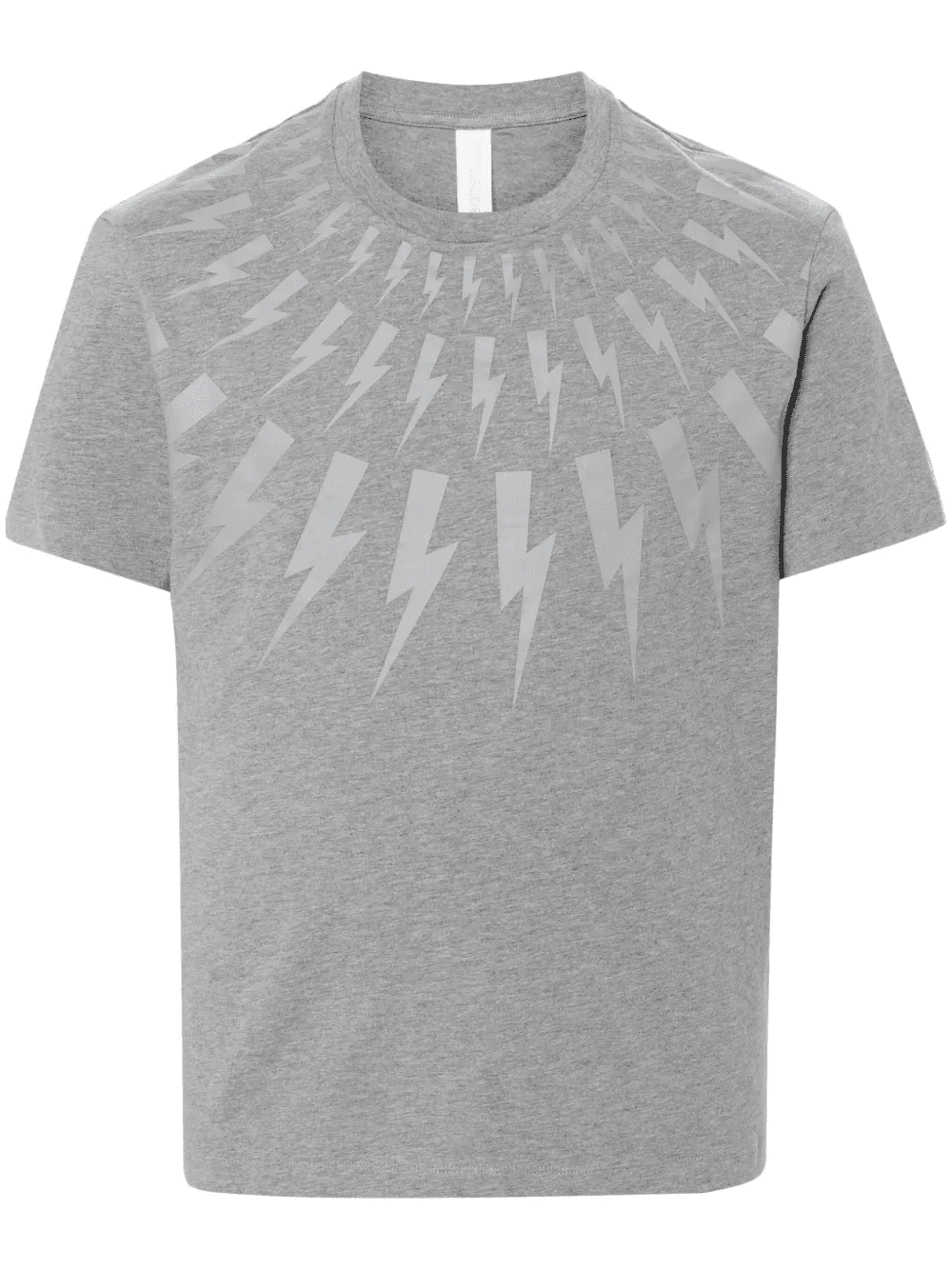 bolt-print cotton T-shirt - Image 1