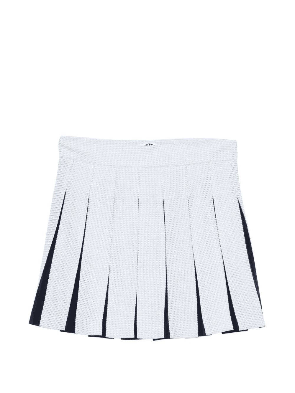 textured pleated mini skirt - Image 1