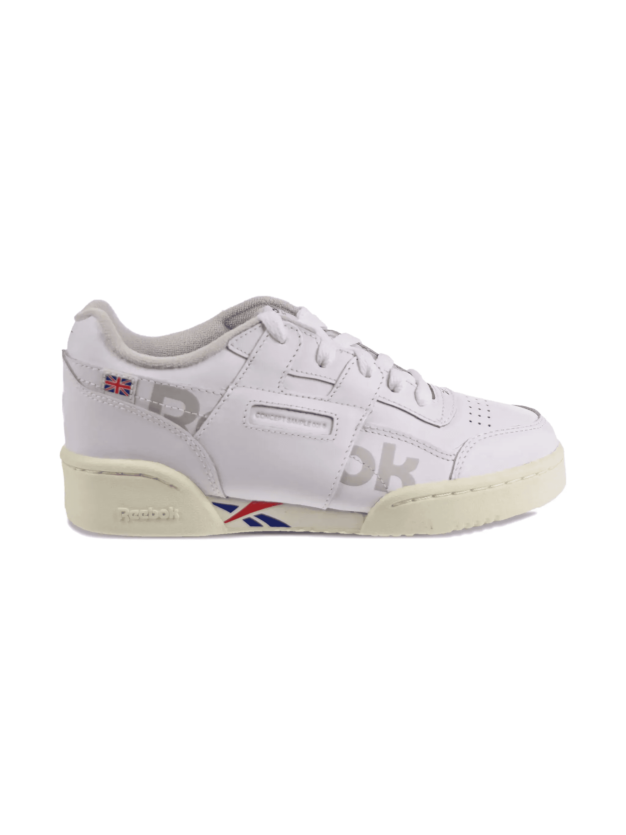 Workout Plus Alte PS "White/Team Dark Royal/Red/Grey" sneakers - Image 1