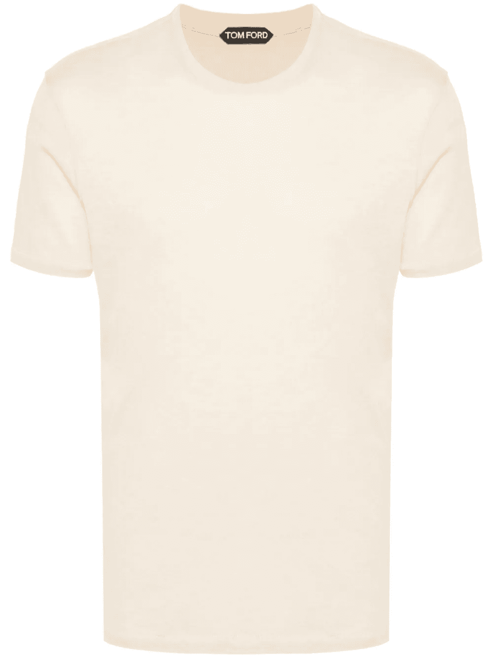 mélange-effect cotton-blend T-shirt - Image 1