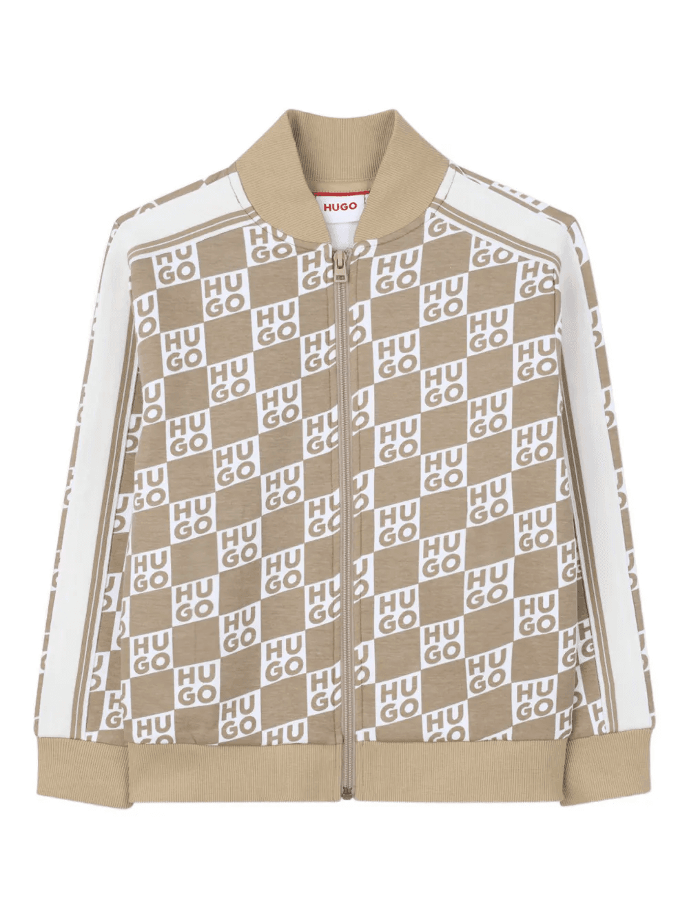 zip-up printed cardigan - Image 1
