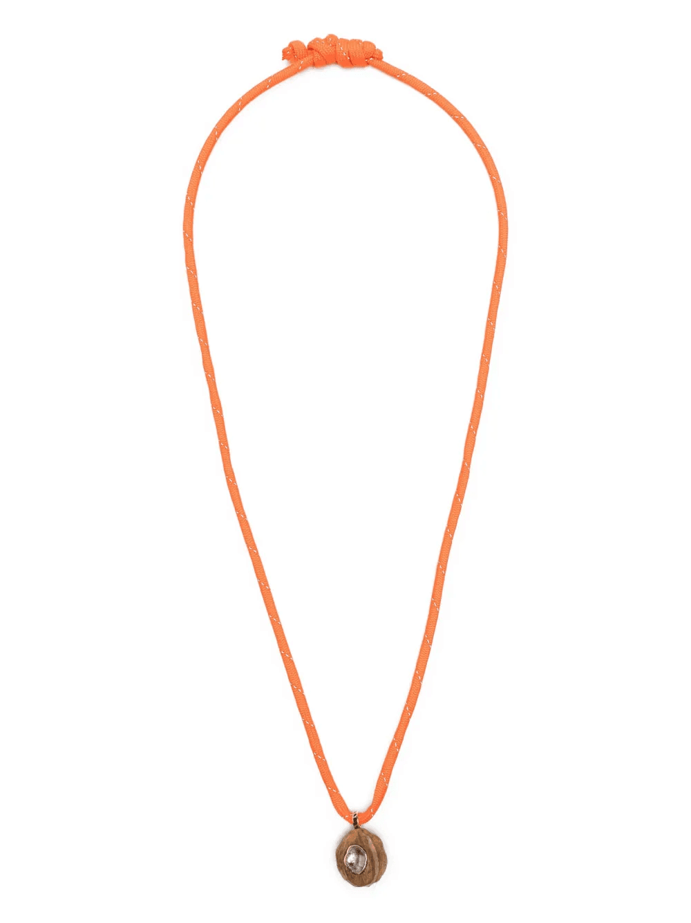 18K rose gold Coquito diamond necklace - Image 1