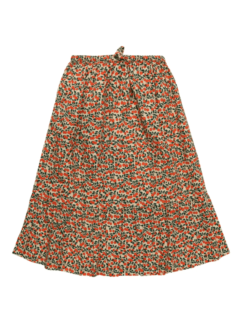 cherry-print elasticated-waist skirt - Image 1