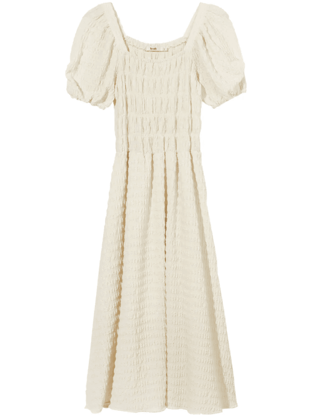 smocked midi dress - Image 1