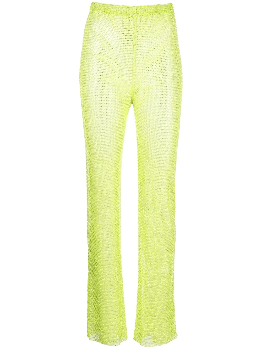 rhinestone-embellished straight trousers - Image 1