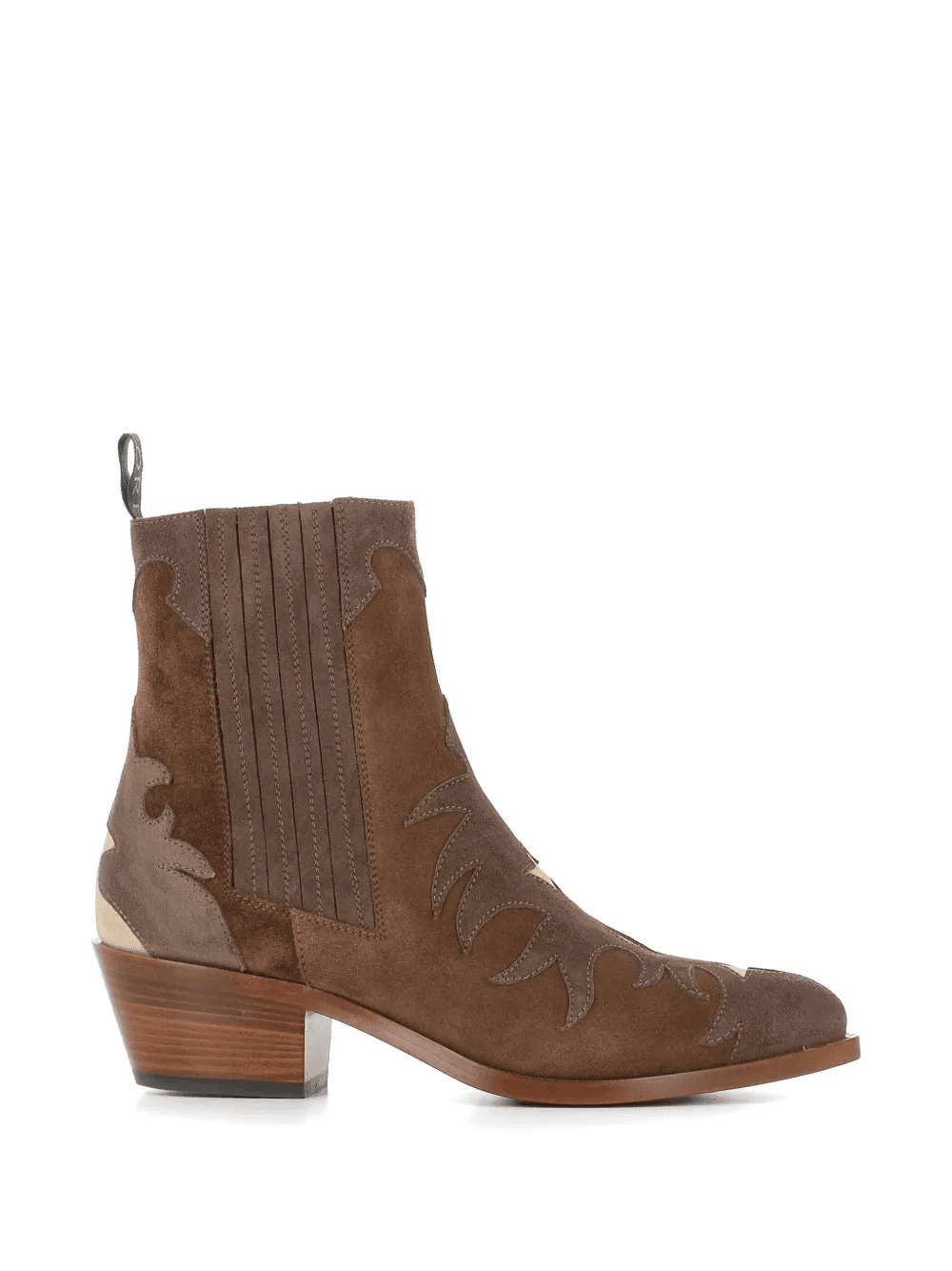 panelled cowboy boots - Image 1