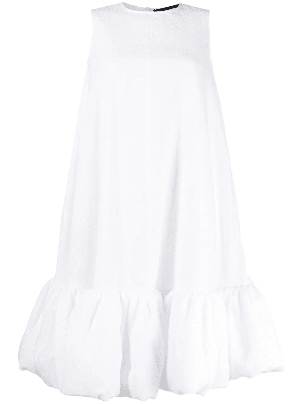 puffball hem sleeveless cotton dress - Image 1