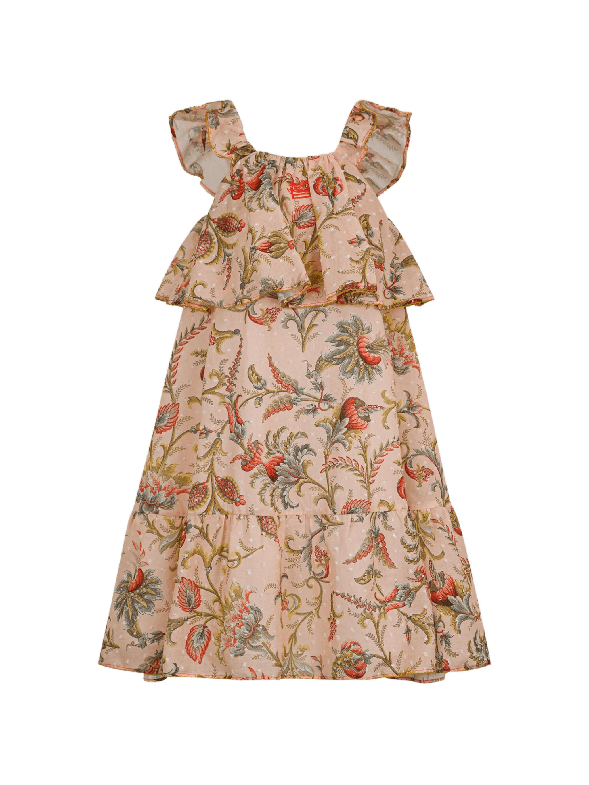 leafy floral-print dress - Image 1