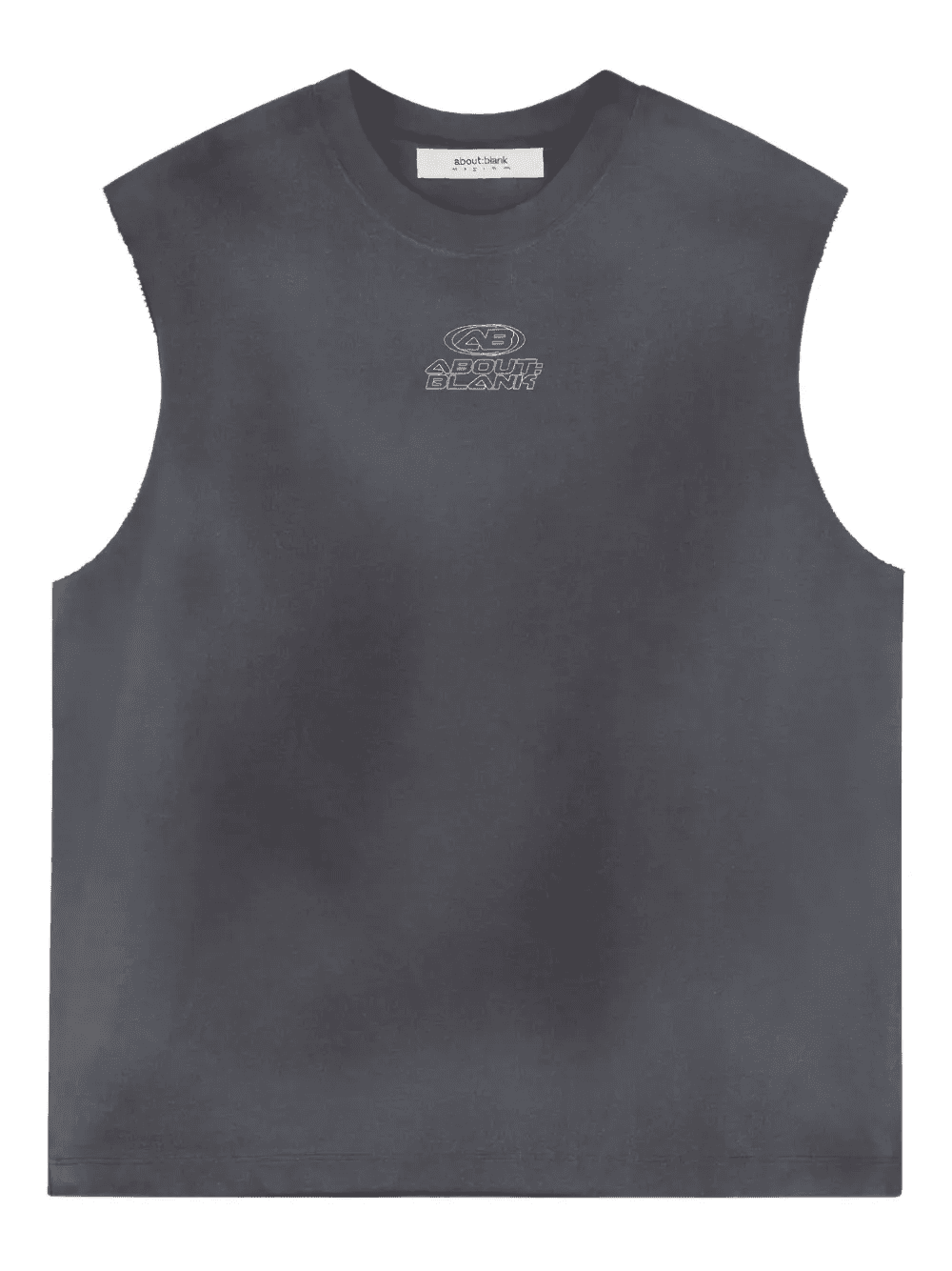 logo-detail sleeveless tank top - Image 1