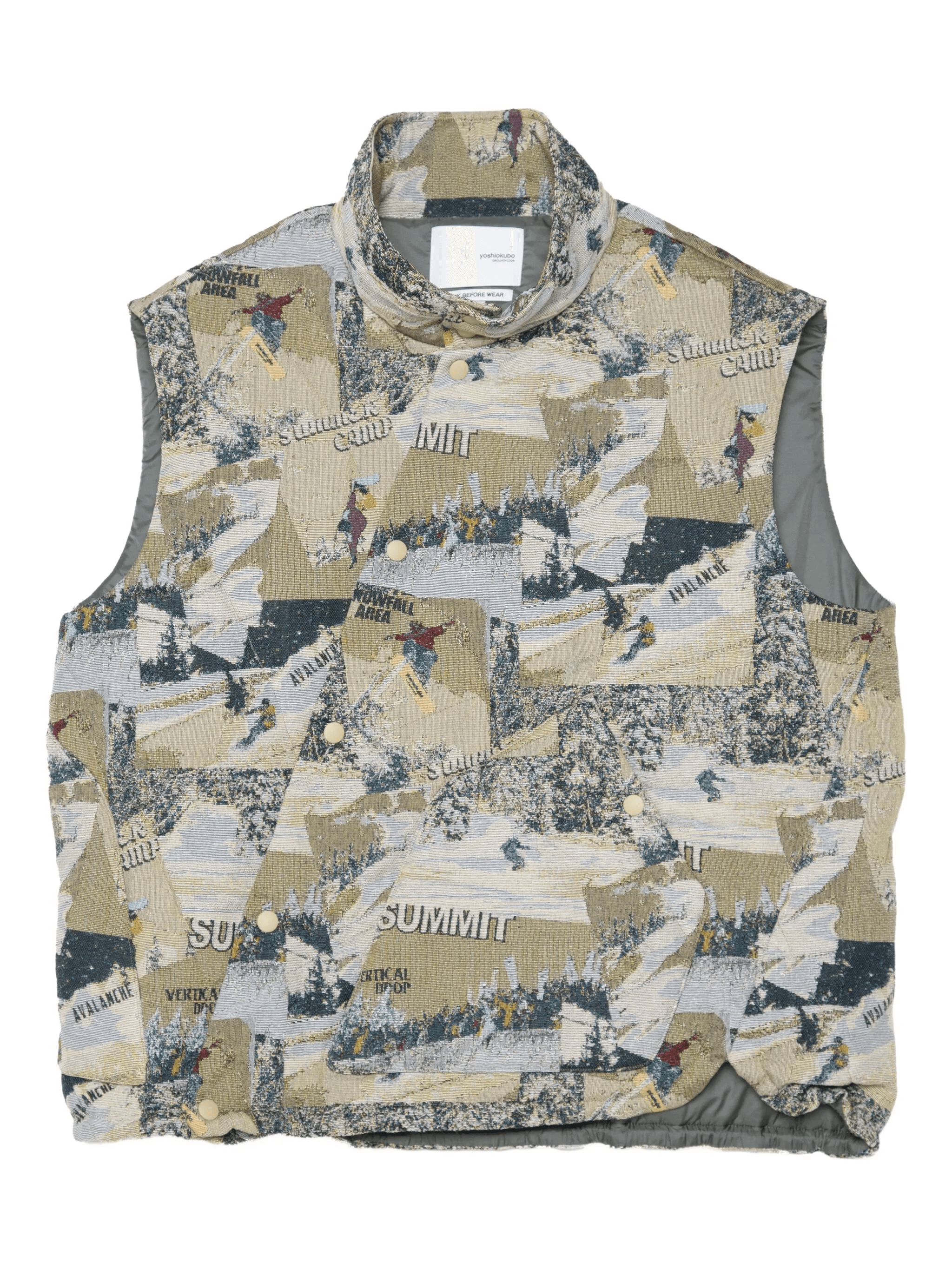photograph-print gilet - Image 1