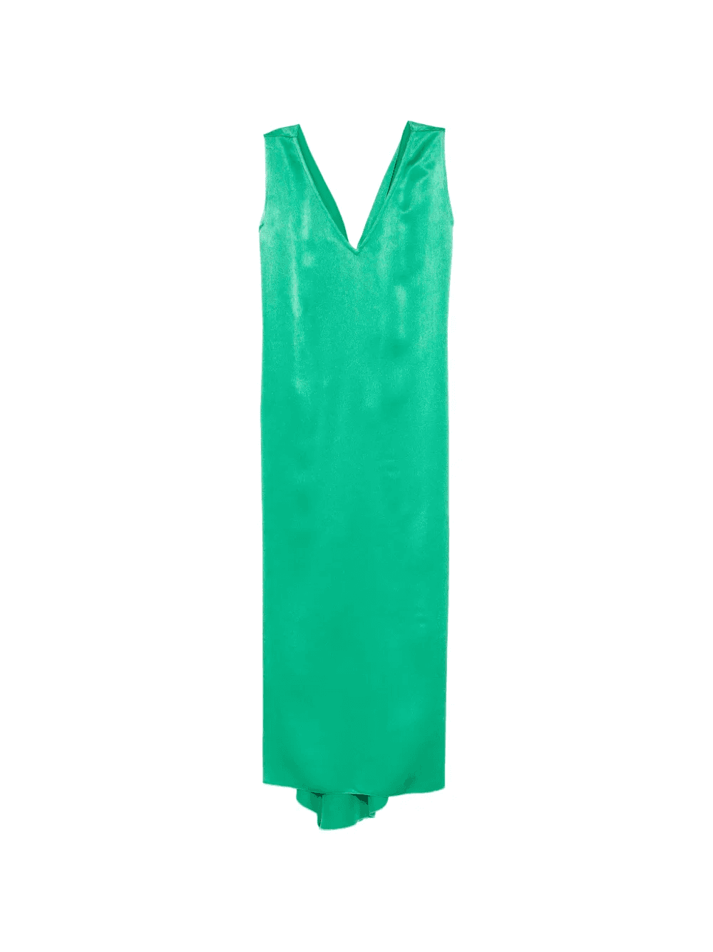 V-neck midi dress - Image 1