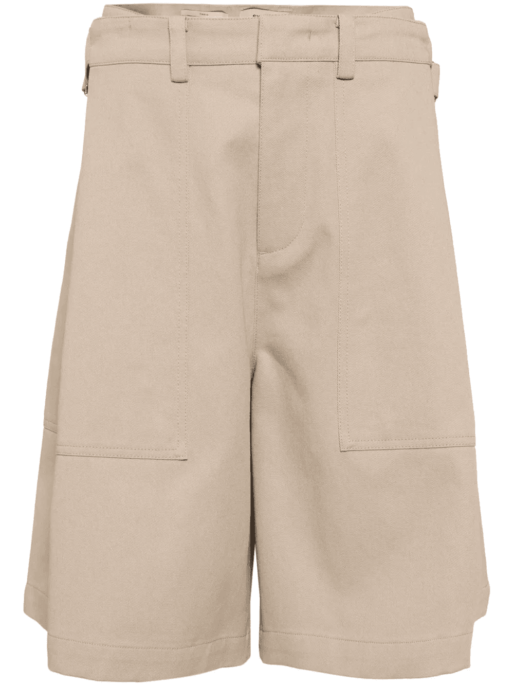straight-leg cotton bermuda shorts - Image 1