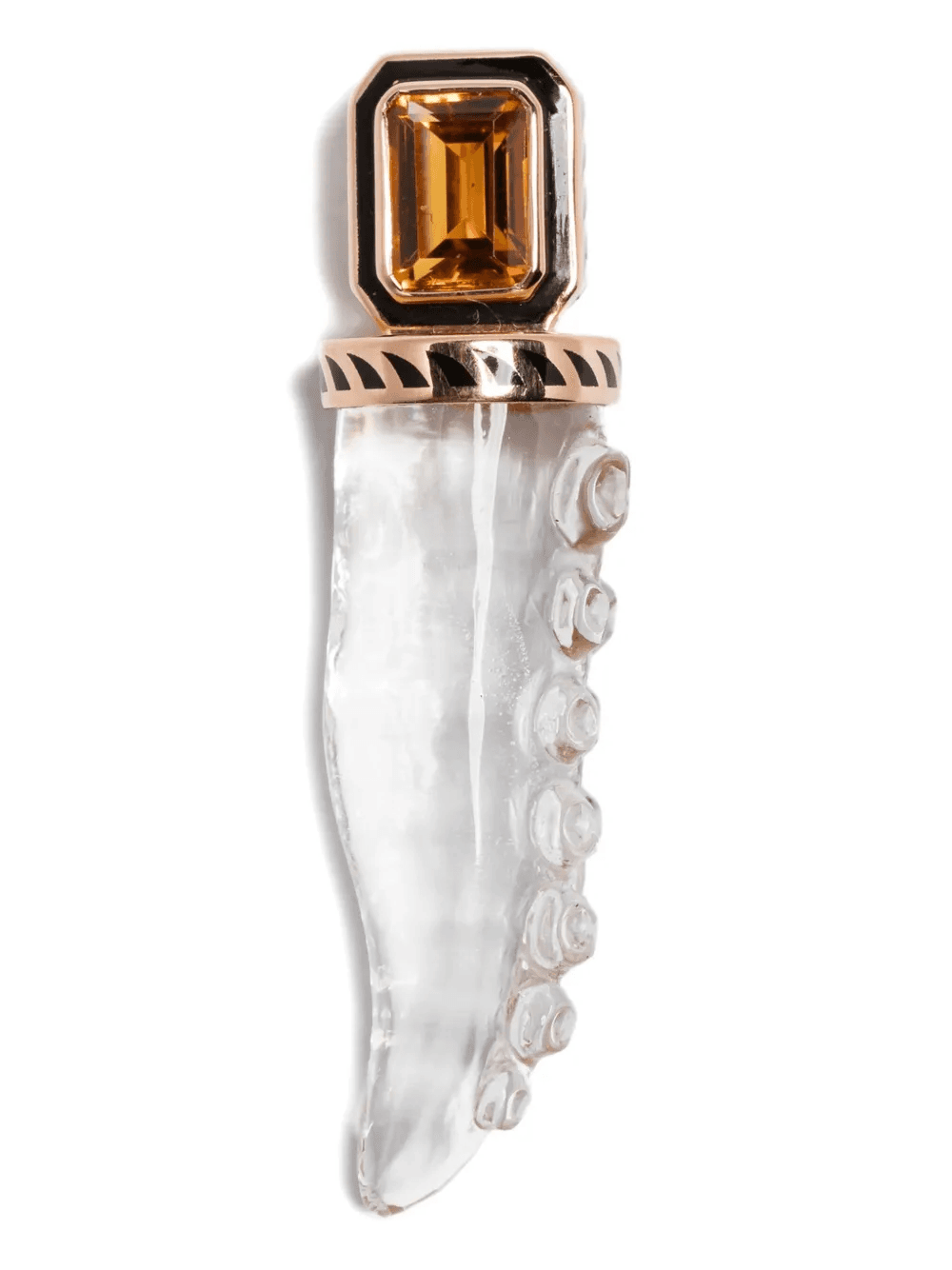 18K rose gold Tentacle multi-stone pendant - Image 1