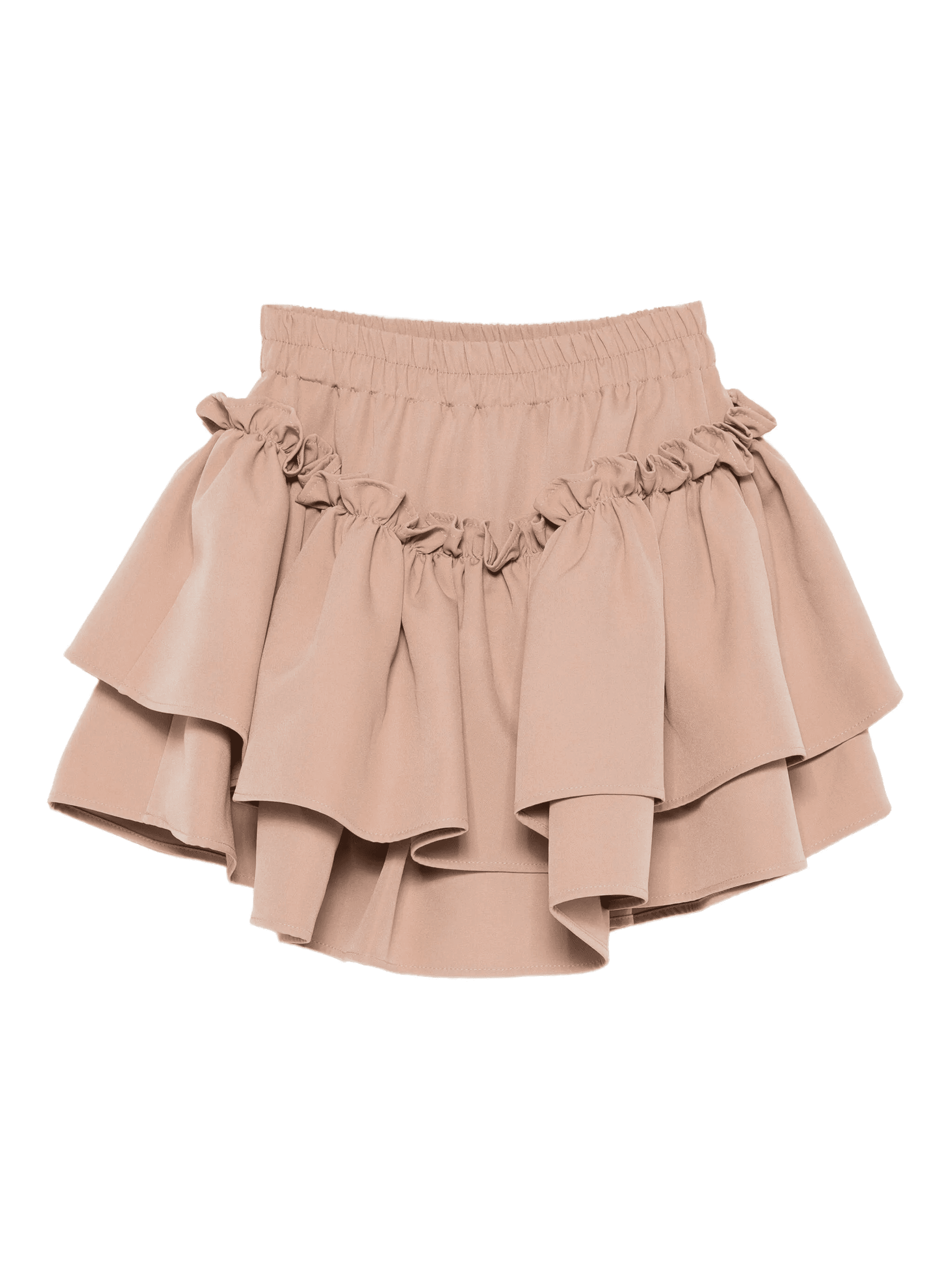 Katya ruffle-detail mini skirt - Image 1
