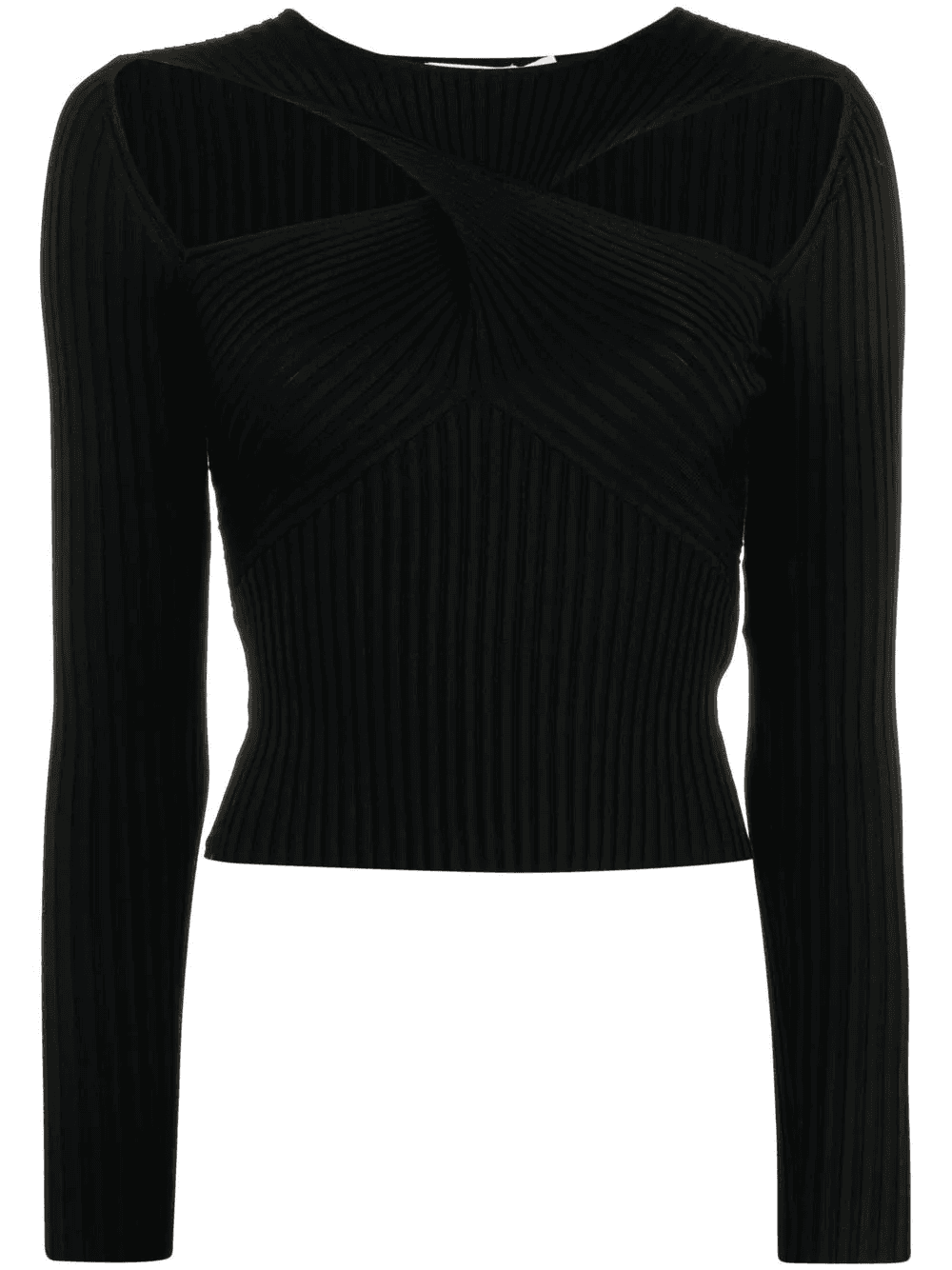 cut-out knitted top - Image 1