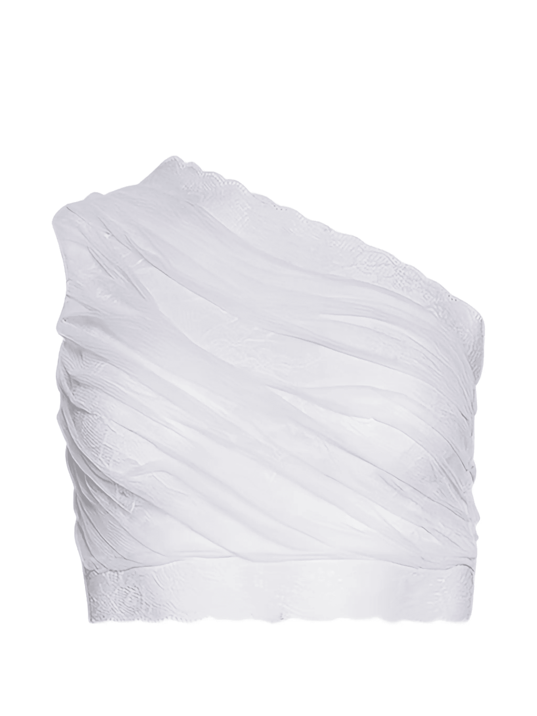 lace-detail crop top - Image 1