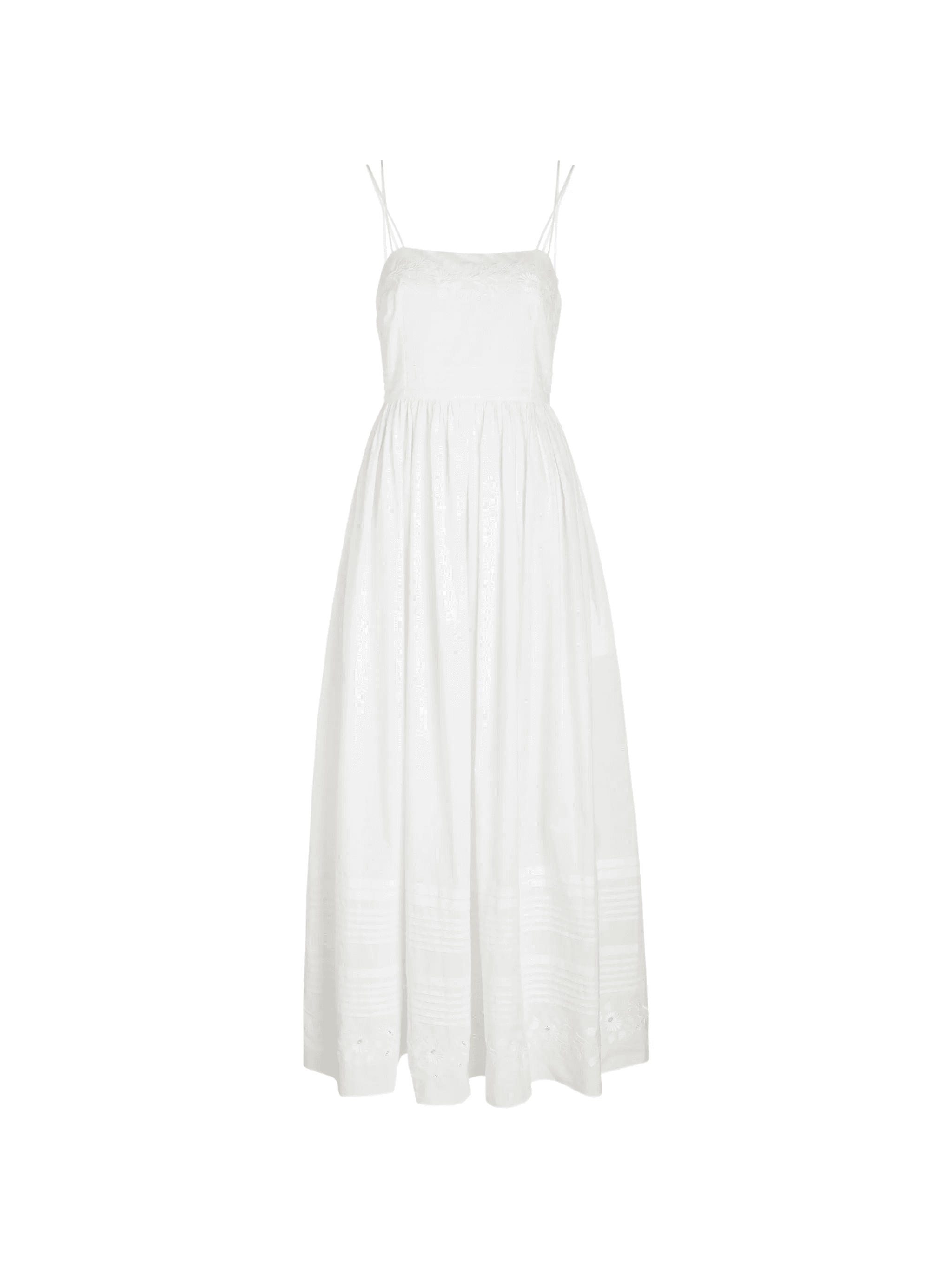 Chamomile embroidered strap dress - Image 1