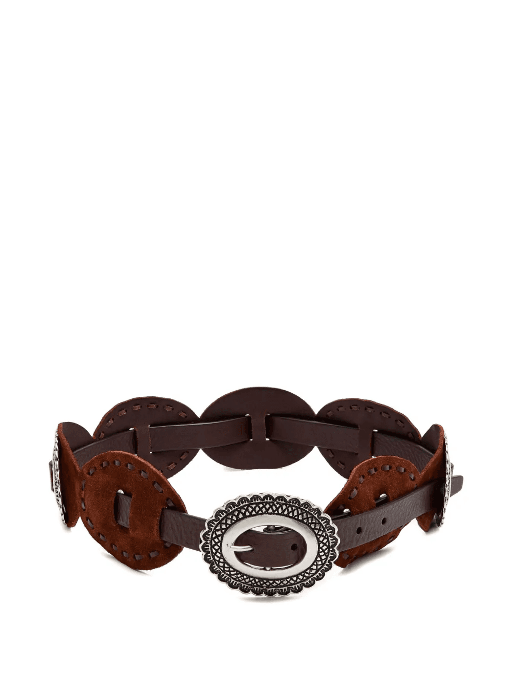 suede conchos belt - Image 1