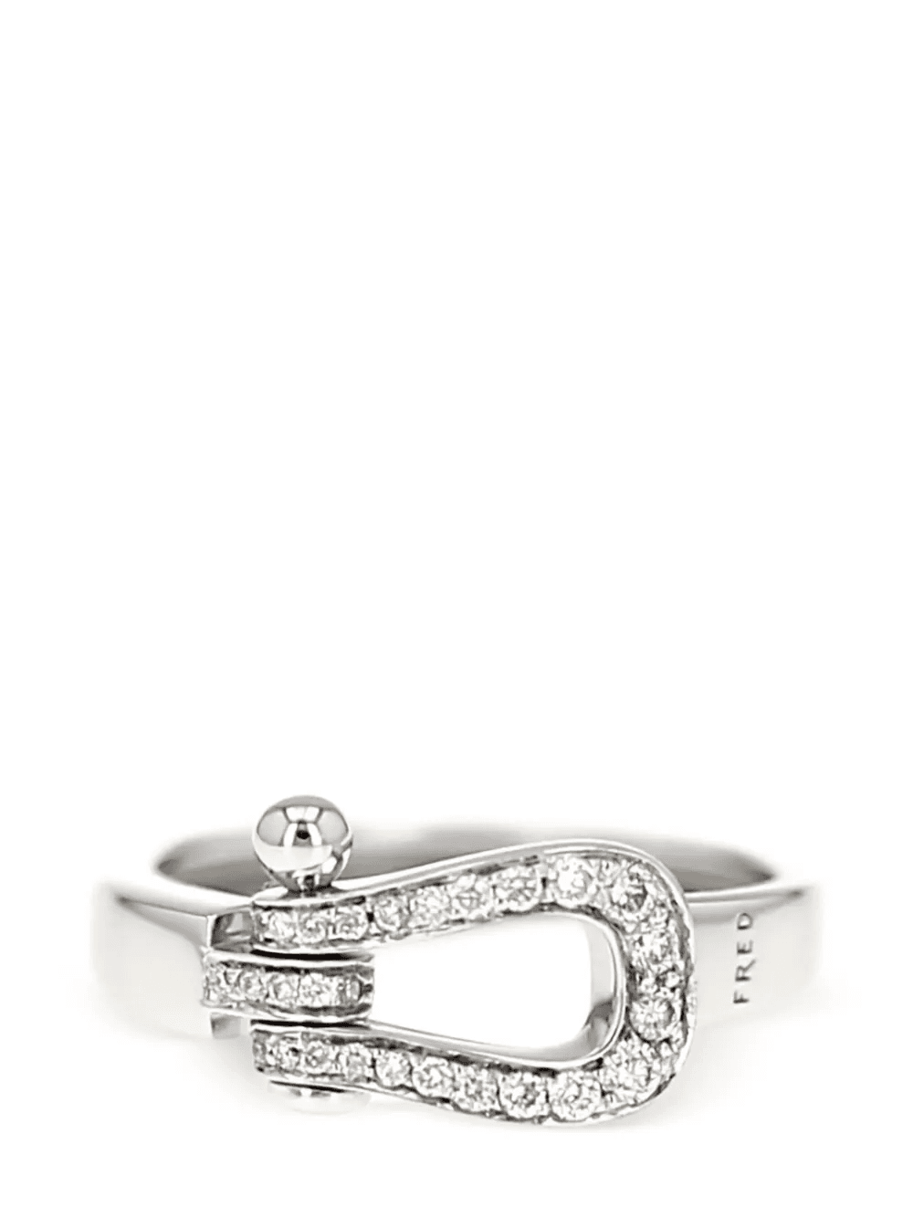 pre-owned 18kt white gold Force 10 diamond ring - Image 1