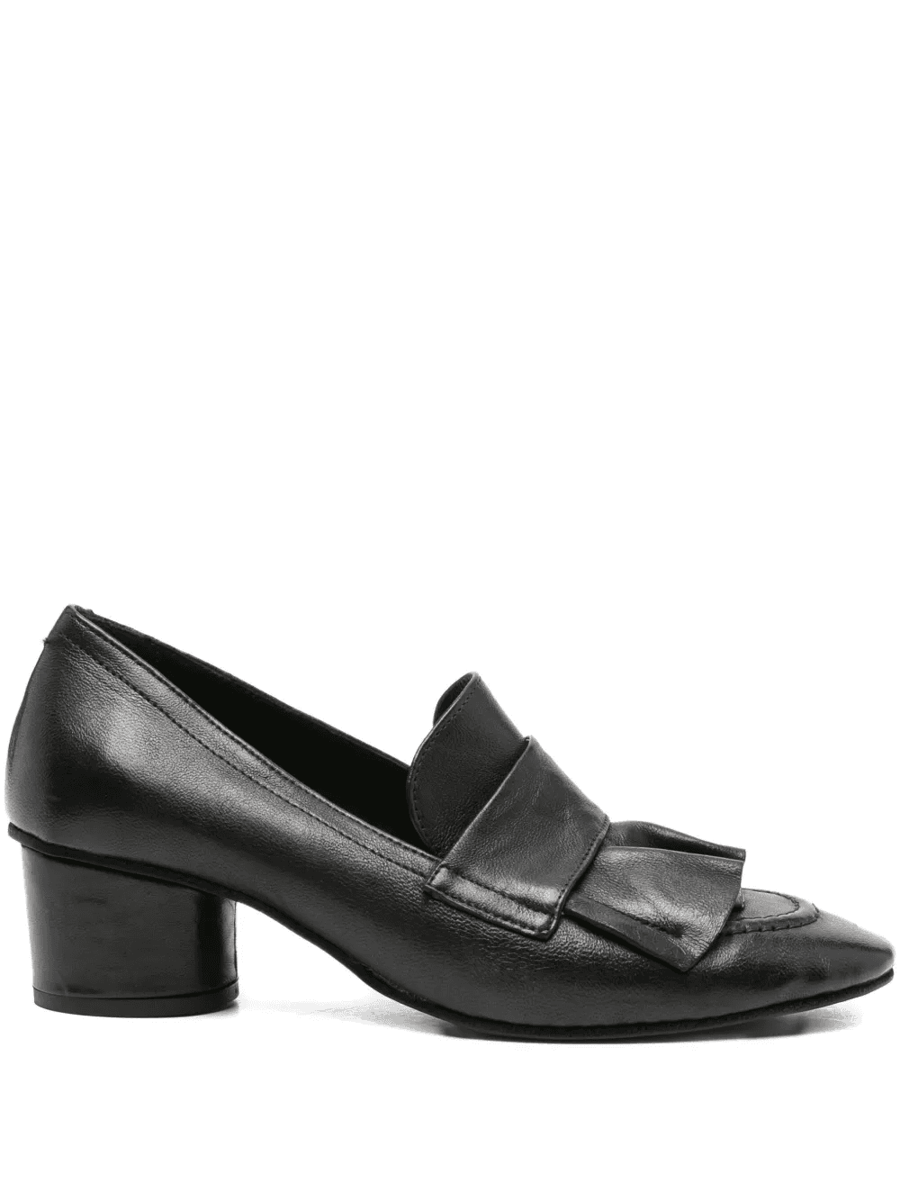 40mm ruffled leather loafers - Image 1
