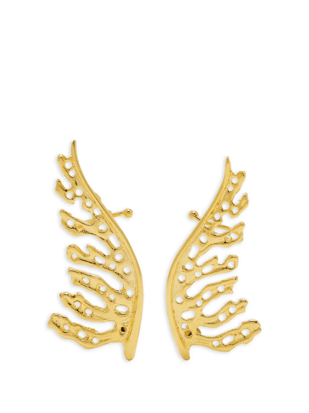 Mystic leaf earrings - Image 1