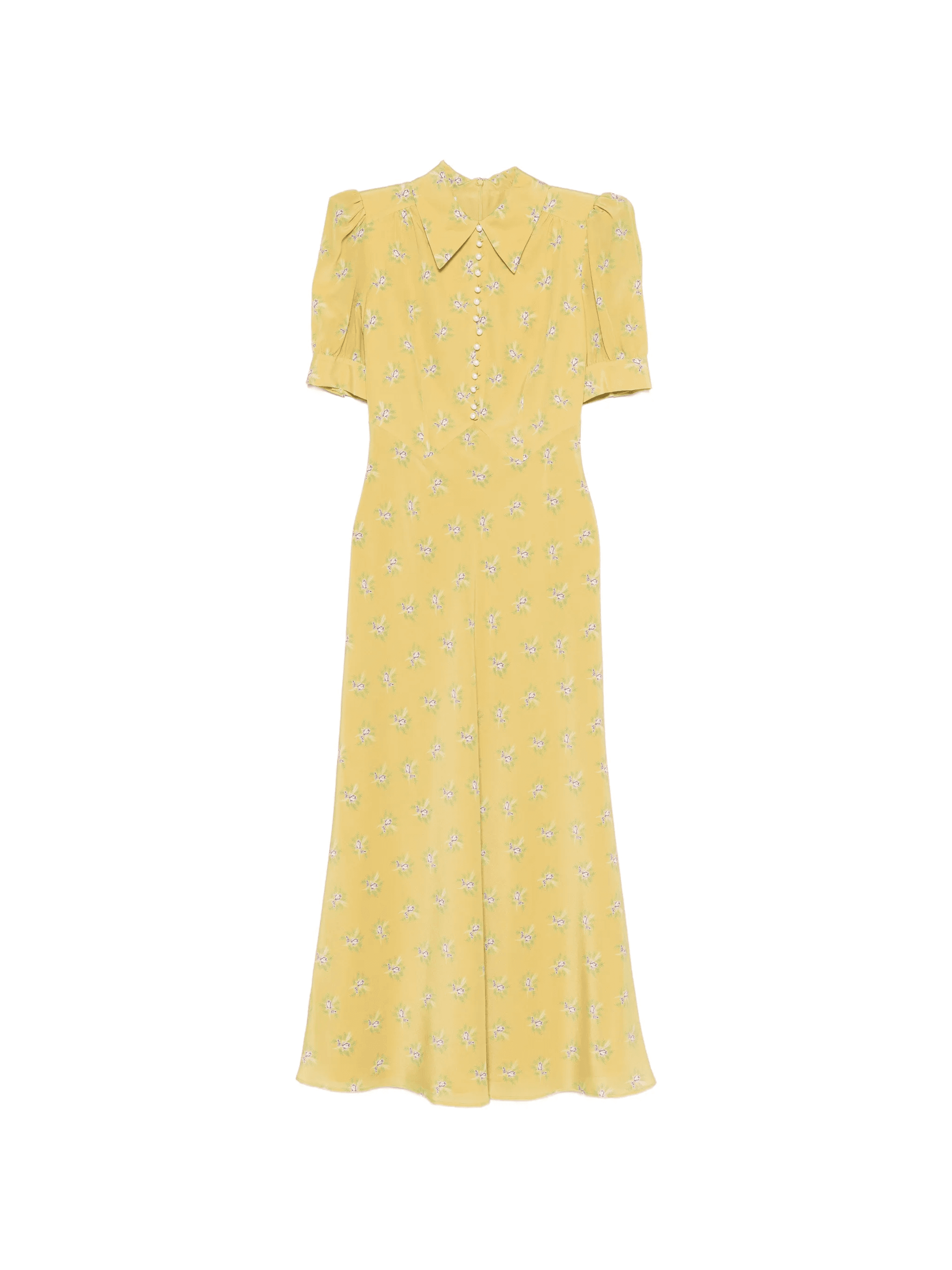 collared floral maxi dress - Image 1