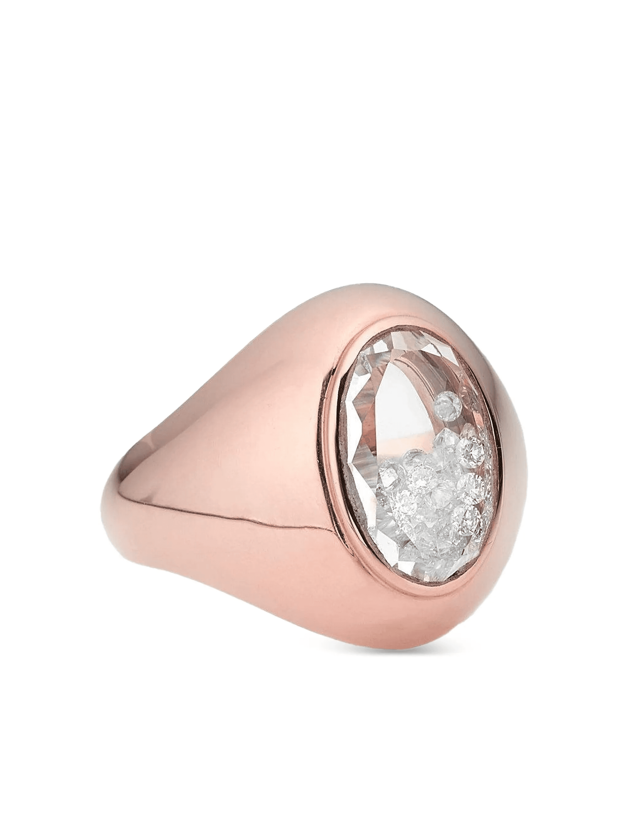 18K gold Dedinho diamond and sapphire ring - Image 1