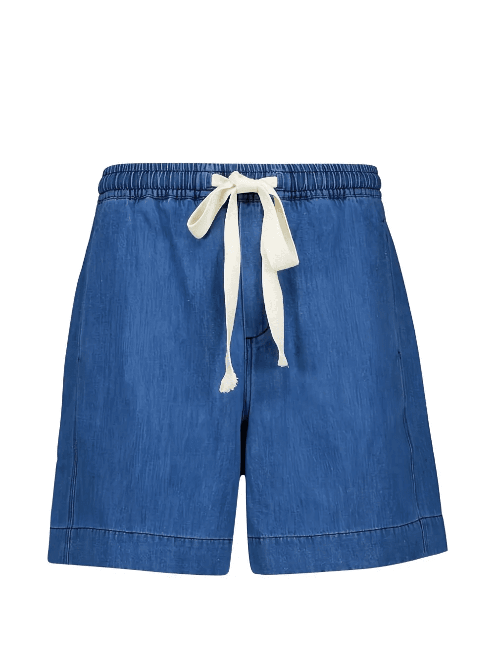 drawstring denim shorts - Image 1